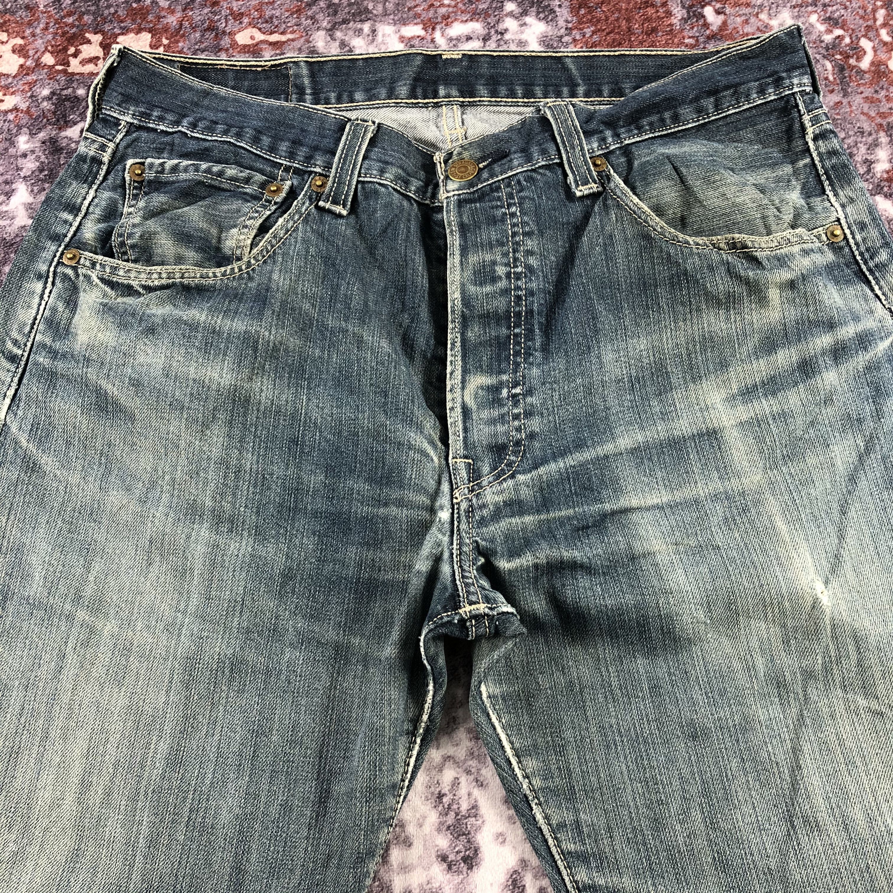 Levi's Vintage Blue Wash Levis 501 Jeans-JM3136 Size US 32 / EU 48 - 3 Thumbnail