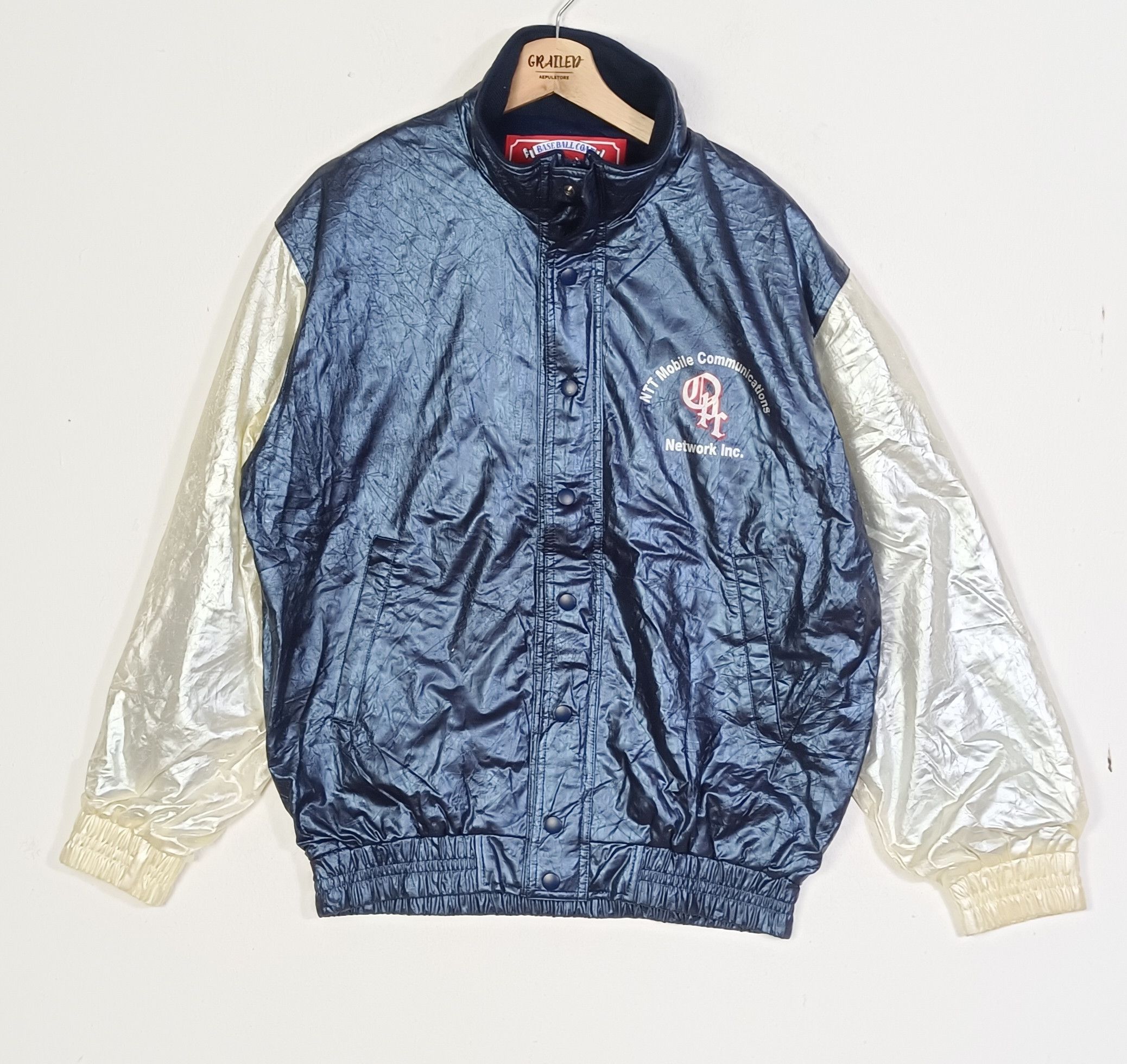 Japanese Brand × Vintage Vintage Rawlings Baseball Bomber Jacket Size US L / EU 52-54 / 3 - 1 Thumbnail