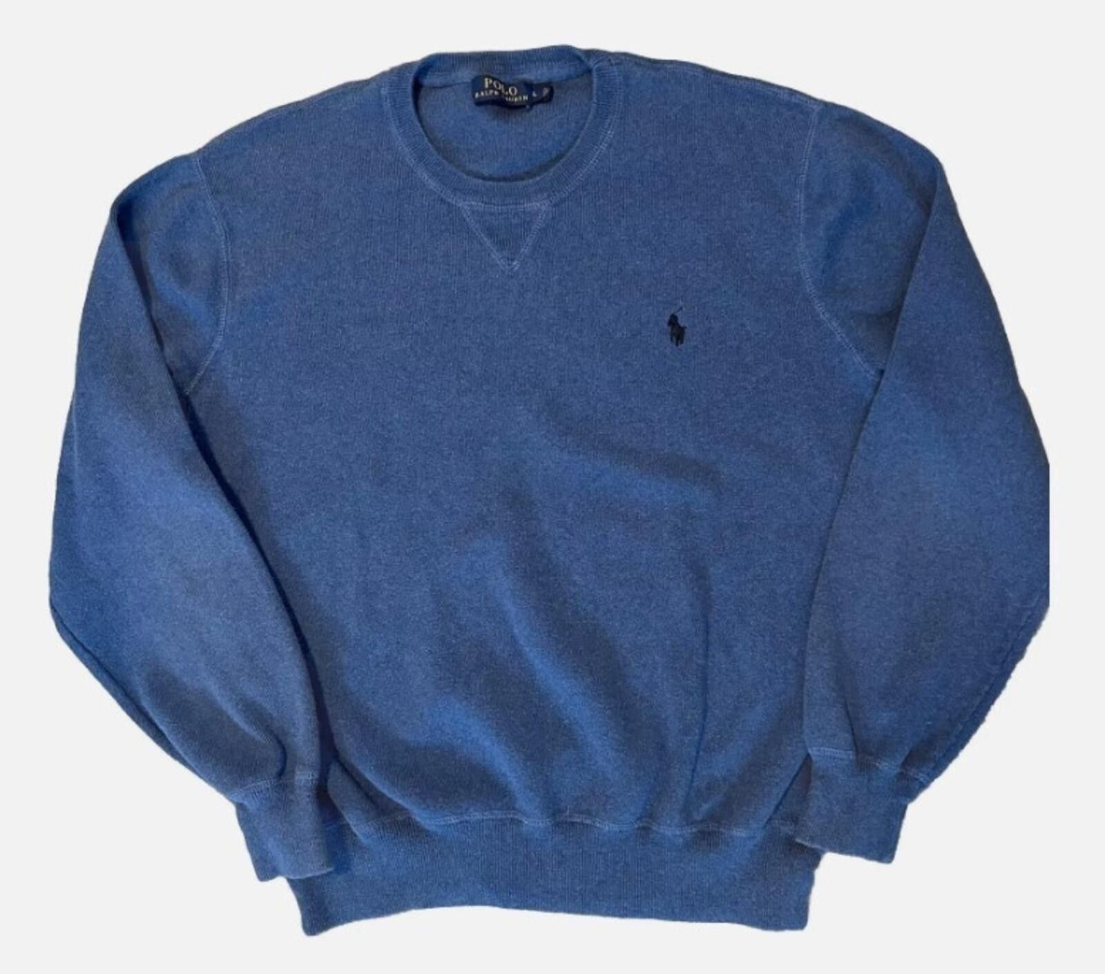 Polo Ralph Lauren Polo Ralph Lauren Sweater Blue Pony Casual Pullover Sweater Size US L / EU 52-54 / 3 - 8 Thumbnail
