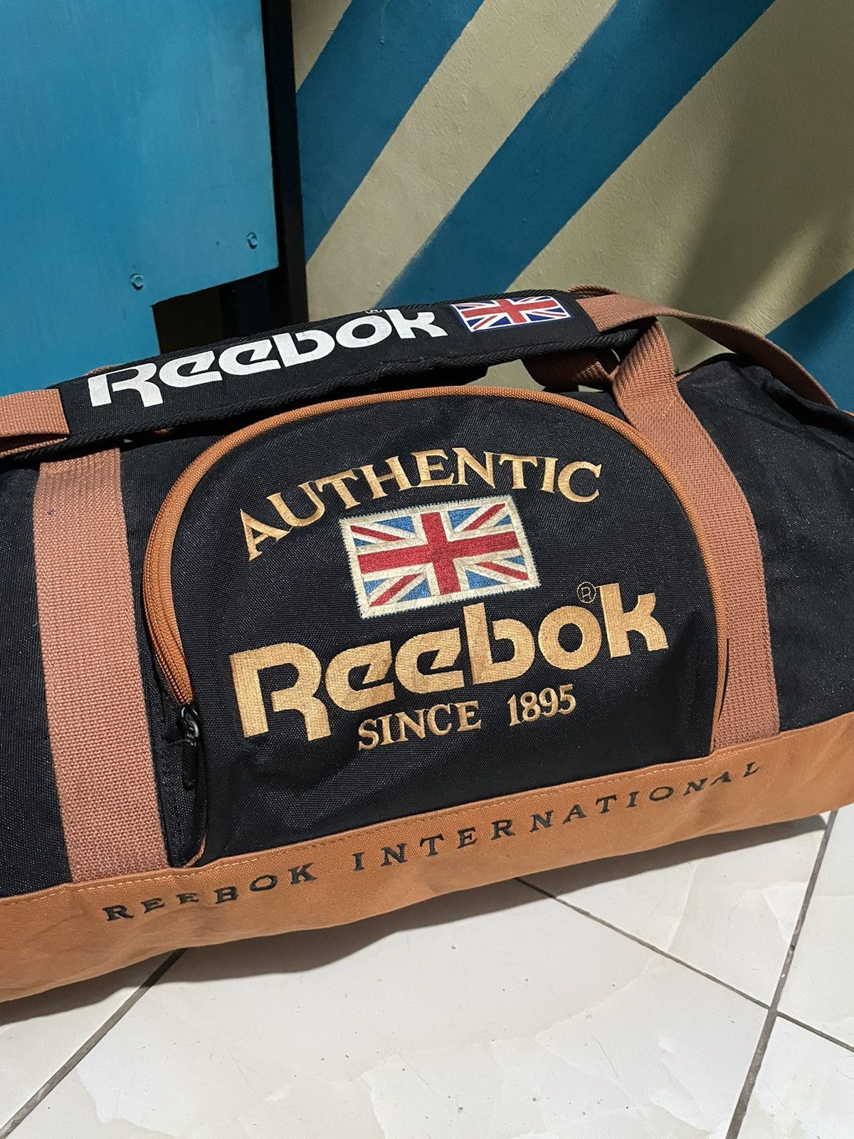 Reebok × Vintage Dufflebag/TravelBag/Lugage Reebok International Vintage Size ONE SIZE - 8 Thumbnail
