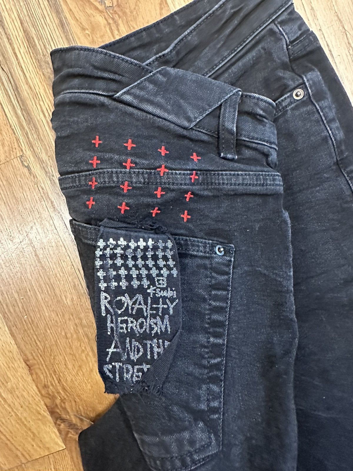 Ksubi Ksubi Plain Black Denim Jeans Size 33 Size US 33 - 4 Thumbnail