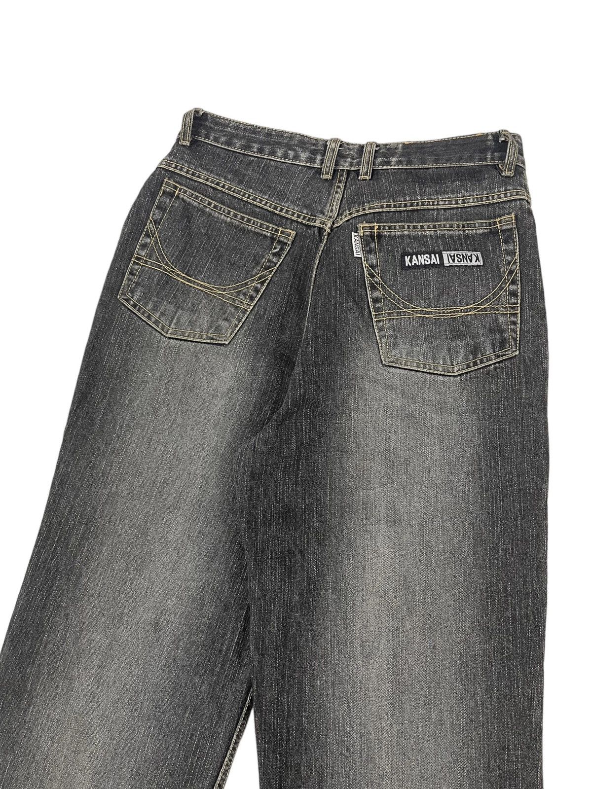 image of Vintage Kansai Yamamoto Baggy Jeans in Black, Men's (Size 29)