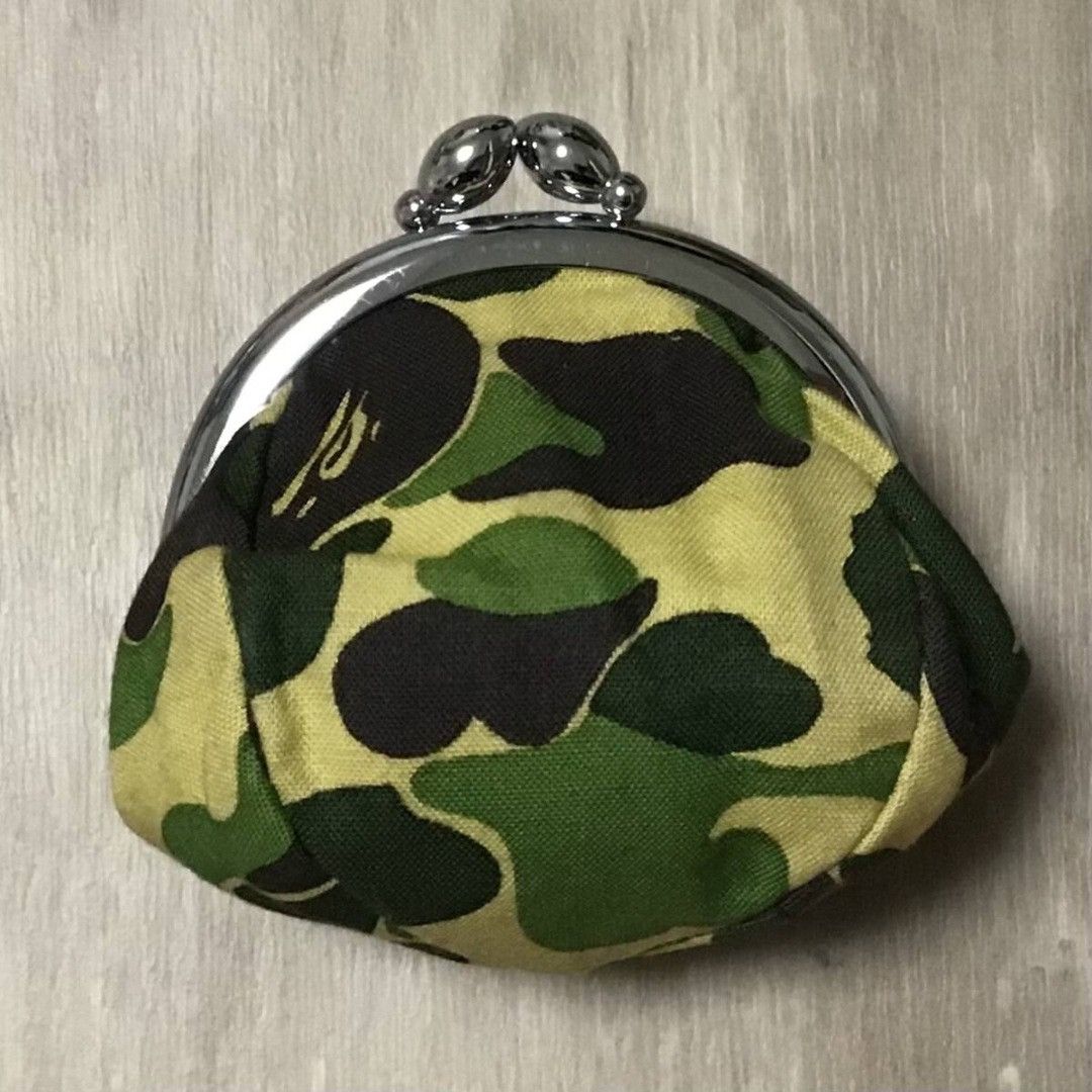 Bape 🇯🇵Kyoto limited🇯🇵 BAPE ABC Camo Green Coin Case Wallet NIGO Size ONE SIZE - 1 Thumbnail