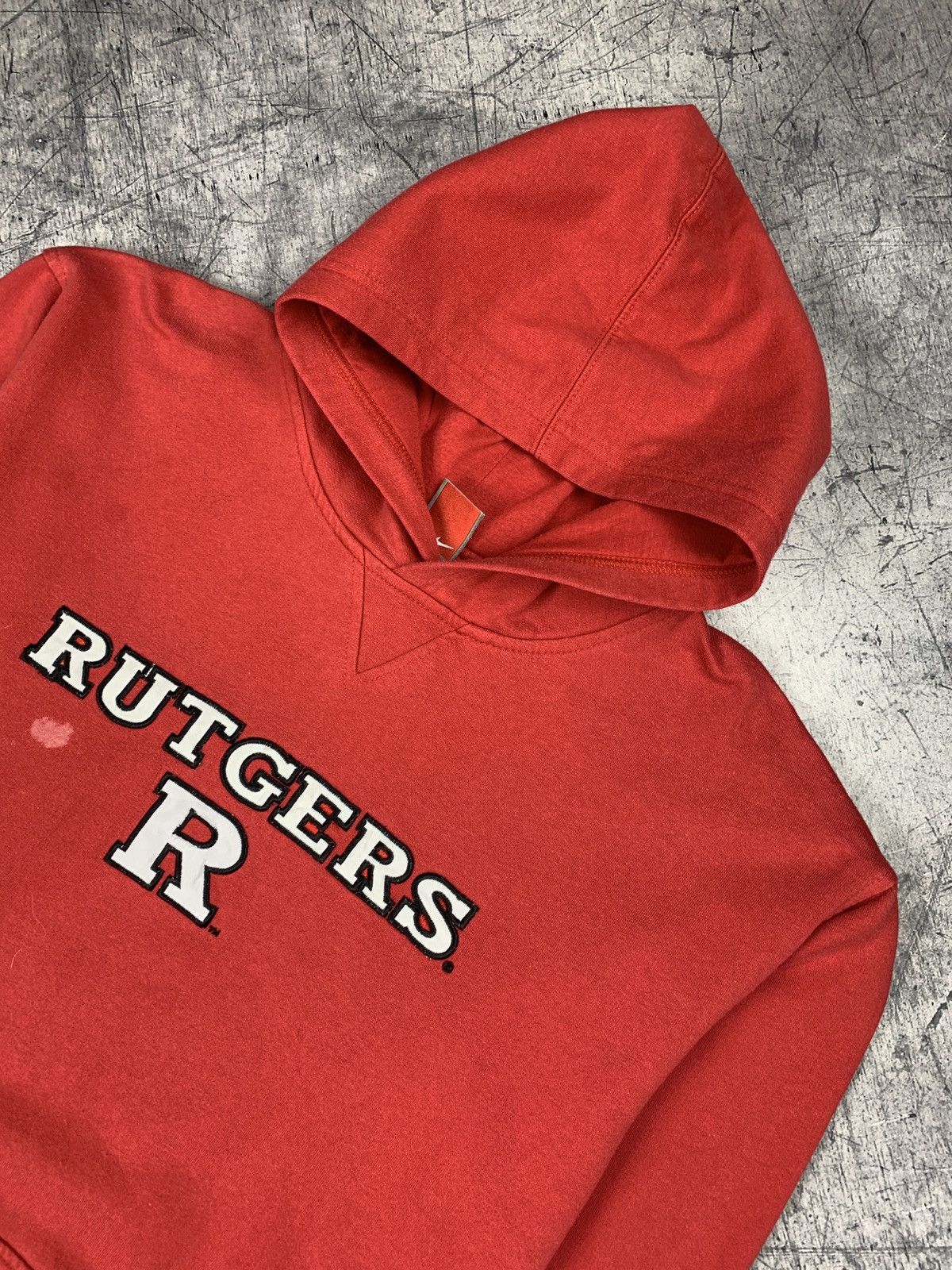 Nike Vintage Y2K Nike Rutgers Hoodie USA Embroidered Logo Size US XL / EU 56 / 4 - 2 Thumbnail