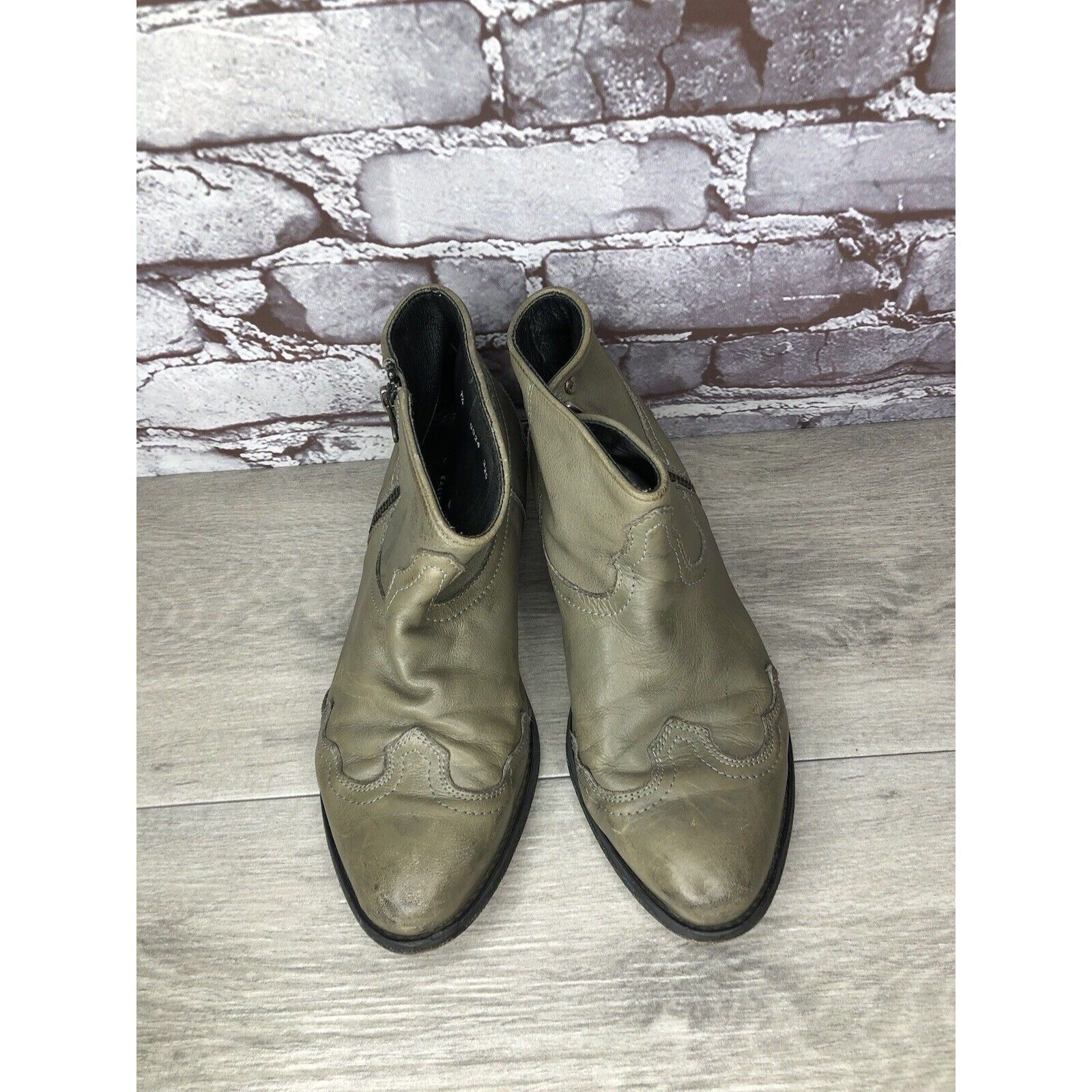 Other Baske California Green Western Zip Pointed Toe Heel Boots Wo Size US 7.5 / IT 37.5 - 13 Thumbnail