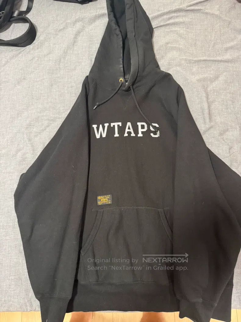 Wtaps Wtaps Classic black gold logo hoodie Size US XL / EU 56 / 4 - 1 Thumbnail