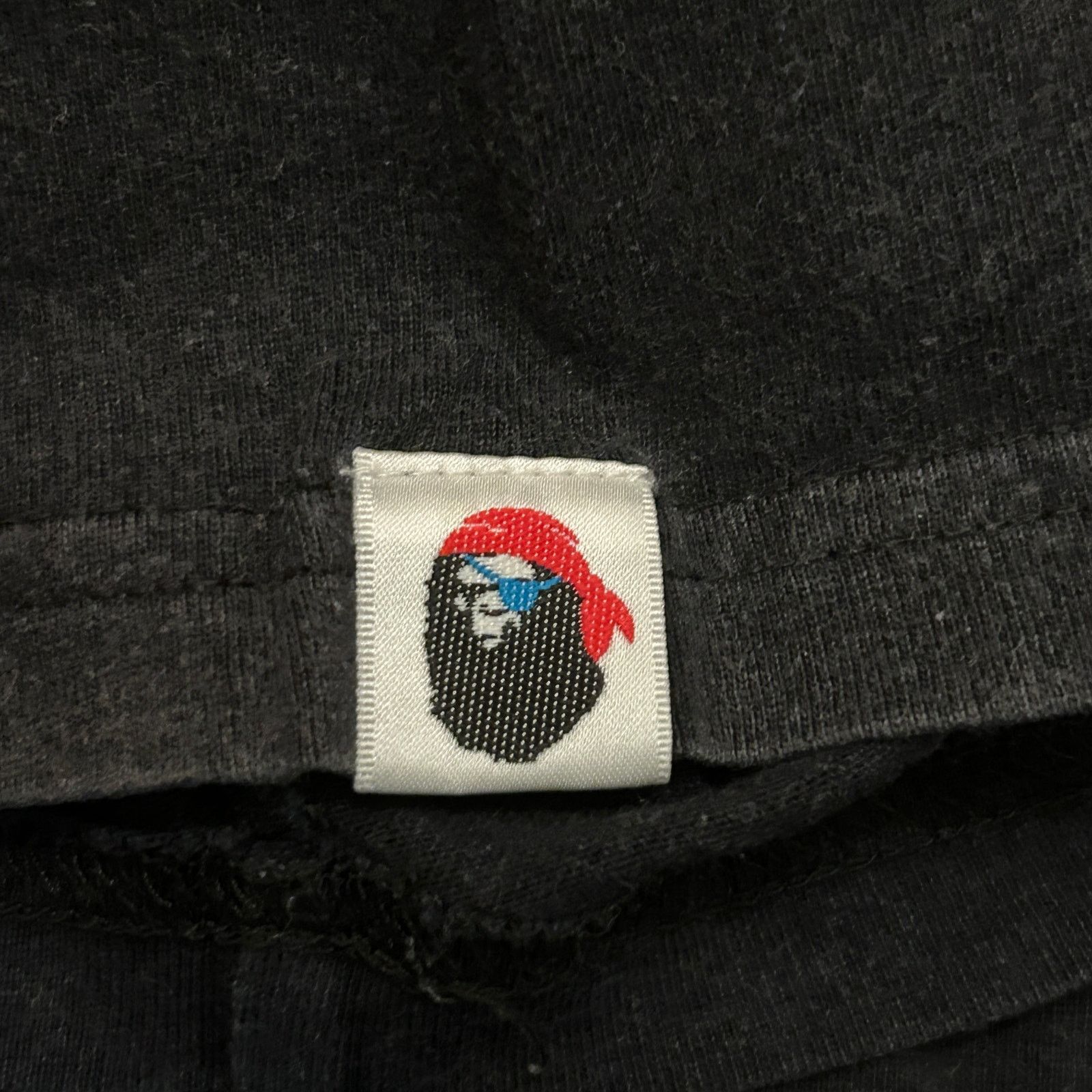 Bape Bape Pirate College Logo Tee Black Size US L / EU 52-54 / 3 - 4 Thumbnail