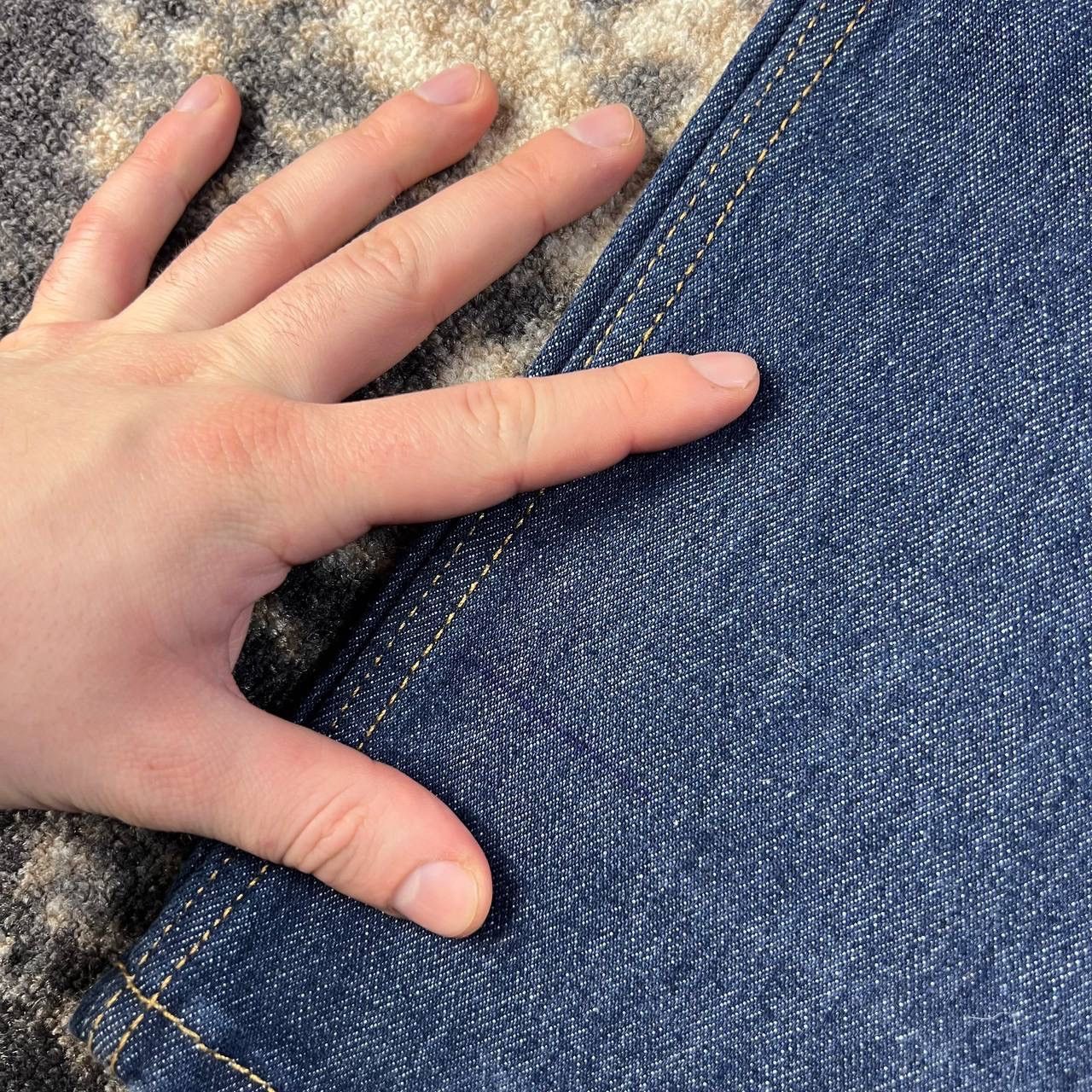 Levi's Levis Western Fit Rare Deep Blue Denim Jeans Size US 31 - 6 Thumbnail