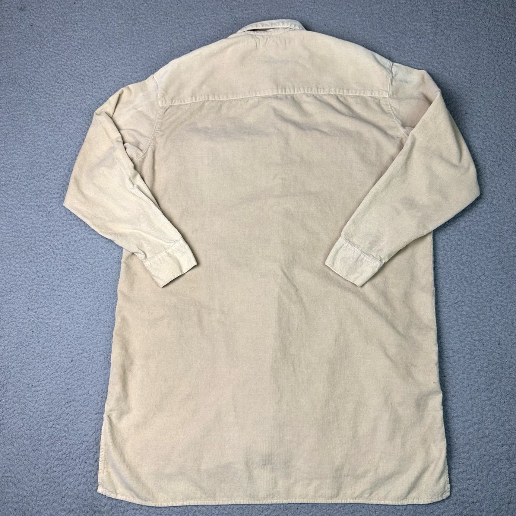 Vintage VINTAGE Marithe Francois Girbaud Shirt Men S Brown Corduroy Button-Up Long Sleeve Distressed 90s Size US S / EU 44-46 / 1 - 5 Thumbnail