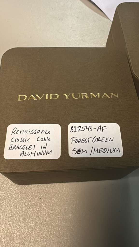 David Yurman o1rshd1 Q:2 / Size: M / Classic Cable Bracelet in Green Size ONE SIZE - 11 Thumbnail