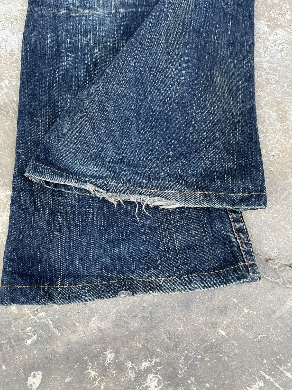 If Six Was Nine Vintage Brappers Sanforized Flare Jeans Rusty Size US 34 / EU 50 - 11 Thumbnail