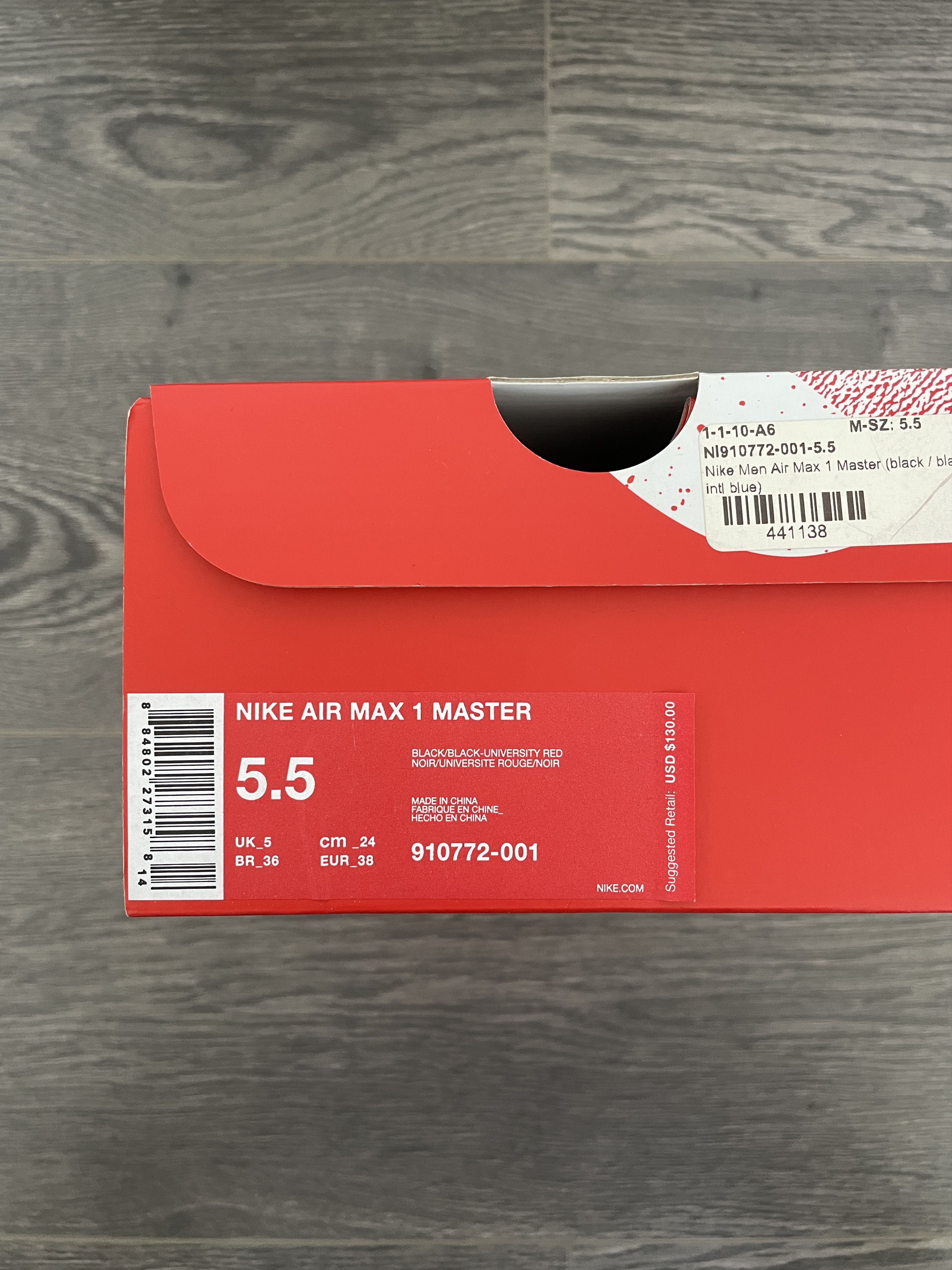 Nike Nike Air Max 1 Master Size US 5.5 / EU 38 - 7 Thumbnail