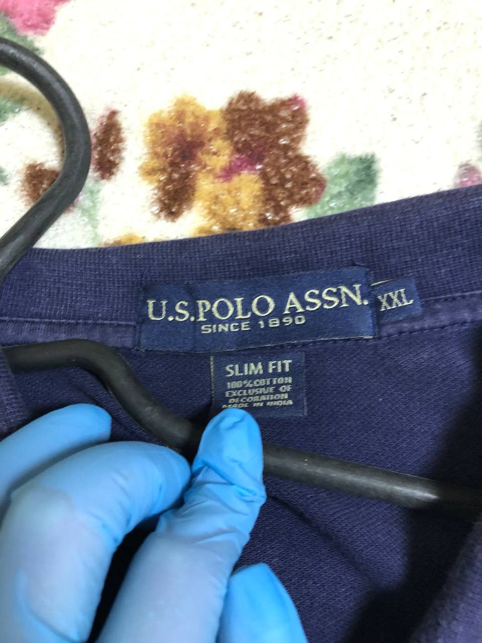 U.S. Polo Assn. U.S. Polo Assn. Men's Short Sleeve Polo Navy Color Size US XXL / EU 58 / 5 - 6 Thumbnail