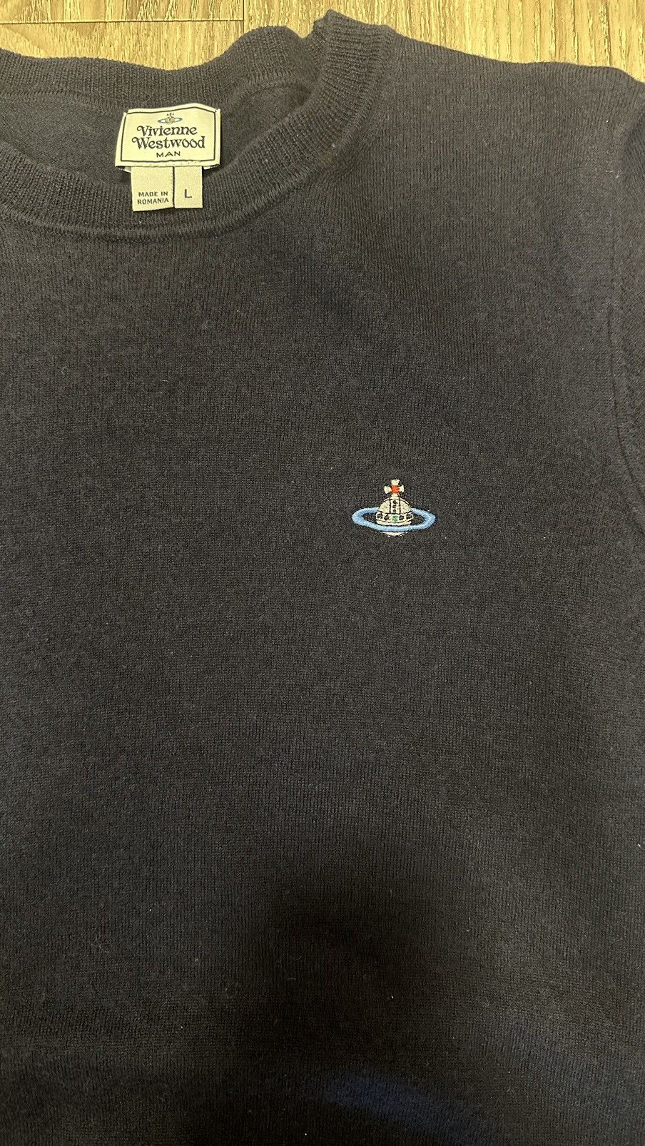 Vivienne Westwood Vivienne Westwood Embroidery Logo Sweater Size US L / EU 52-54 / 3 - 2 Thumbnail
