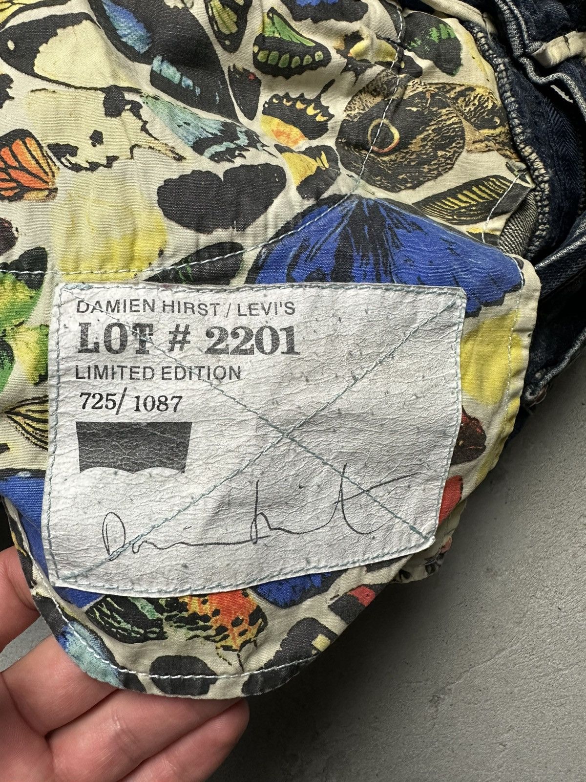 Damien Hirst × Levi's Levi's x Damien Hirst - FW08 Skull Patch Jeans Size US 31 - 12 Thumbnail