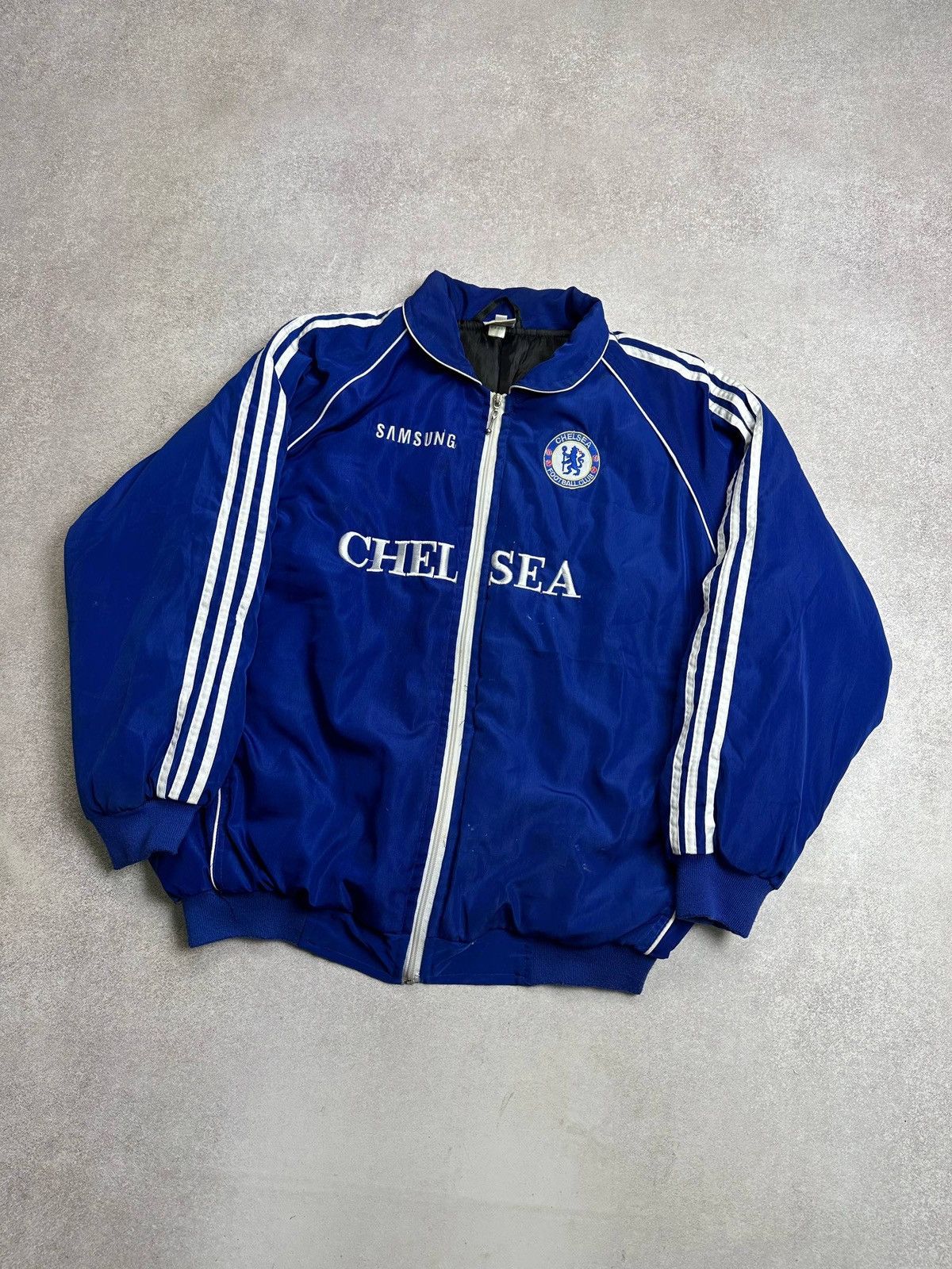 Chelsea Soccer Vintage FC Chelsea Football Blue Soccer Bomber Jacket L Size US L / EU 52-54 / 3 - 2 Thumbnail