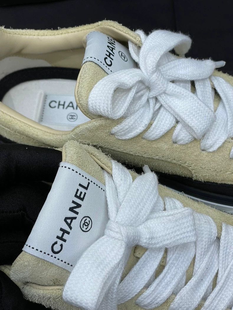 Chanel Chanel Colorblock Leather Sneakers Size US 6 / EU 39 - 3 Thumbnail