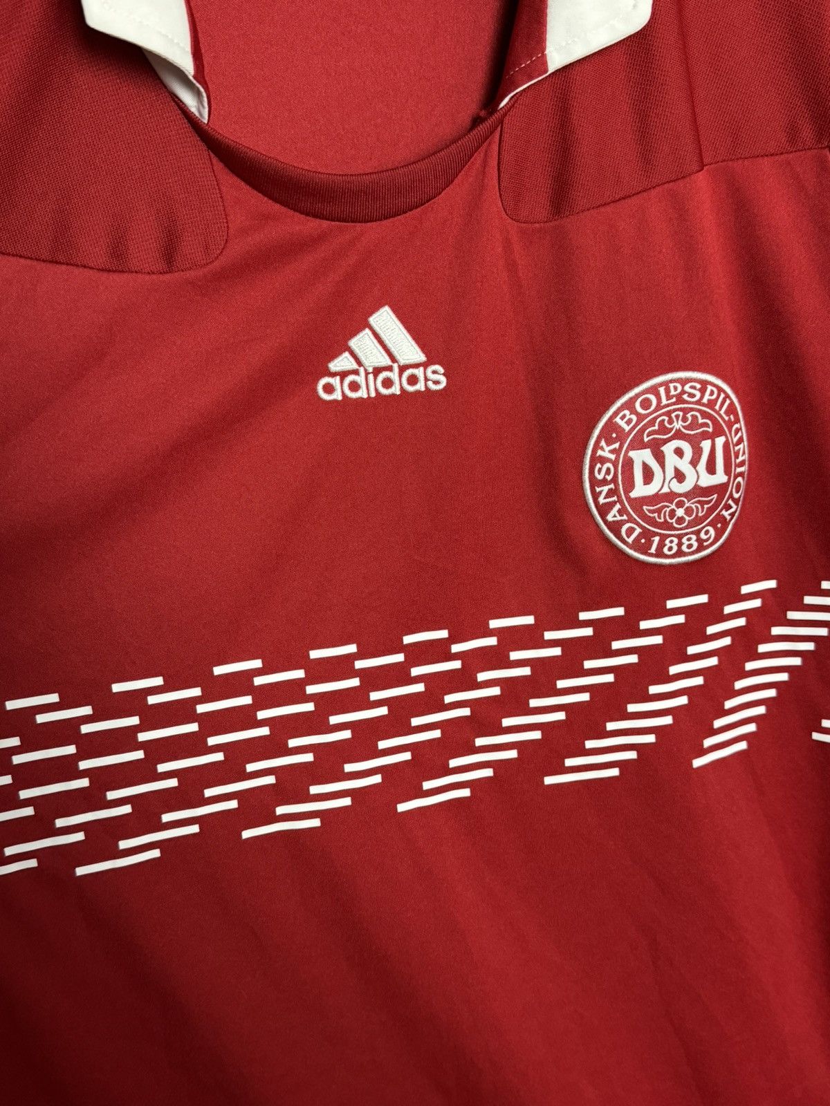 Adidas Denmark National Team 10/11 Home Football Jersey T-Shirt Size US XL / EU 56 / 4 - 3 Thumbnail