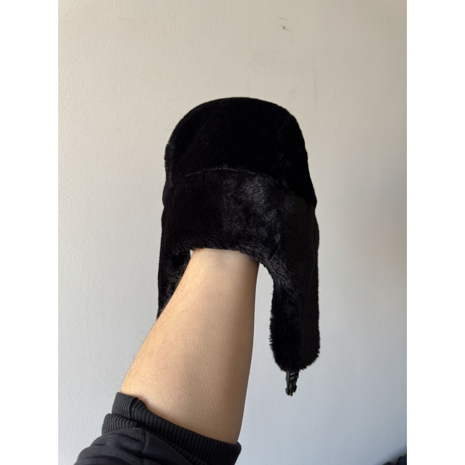 Japanese Brand × Vintage Y2K Faux Fur Ushanka Vintage Fuzzy Warm Trapper Hat+ Size ONE SIZE - 4 Thumbnail