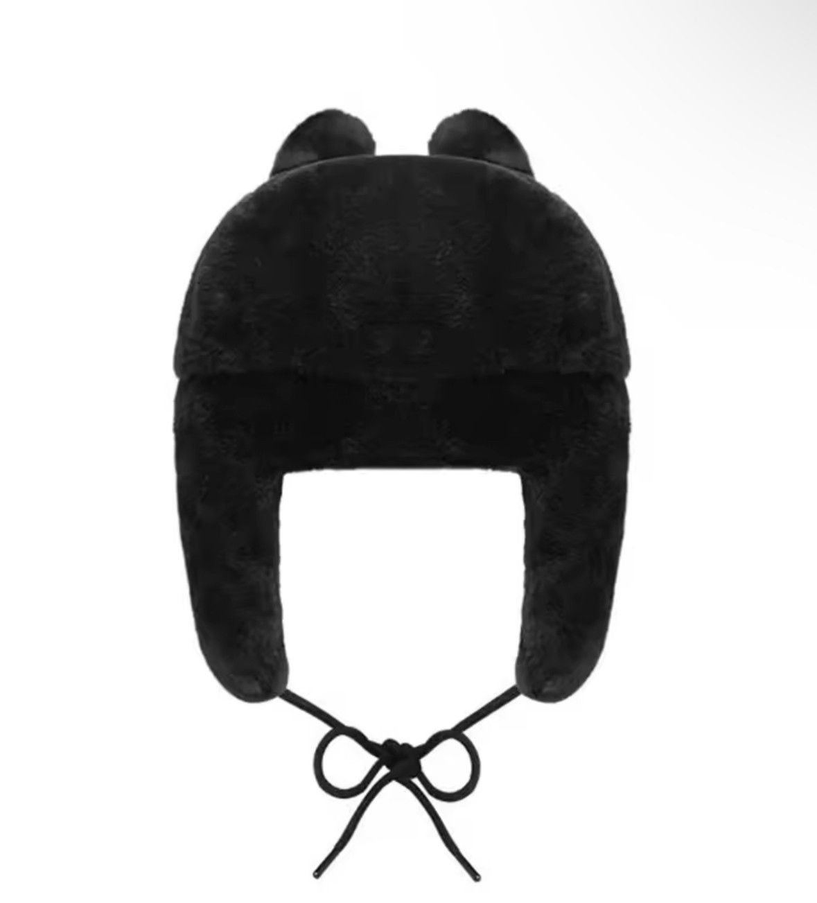 Japanese Brand Y2K Vintage Jiji Black Cat Ushanka Autumn Winter Warm Hat Size ONE SIZE - 2 Thumbnail