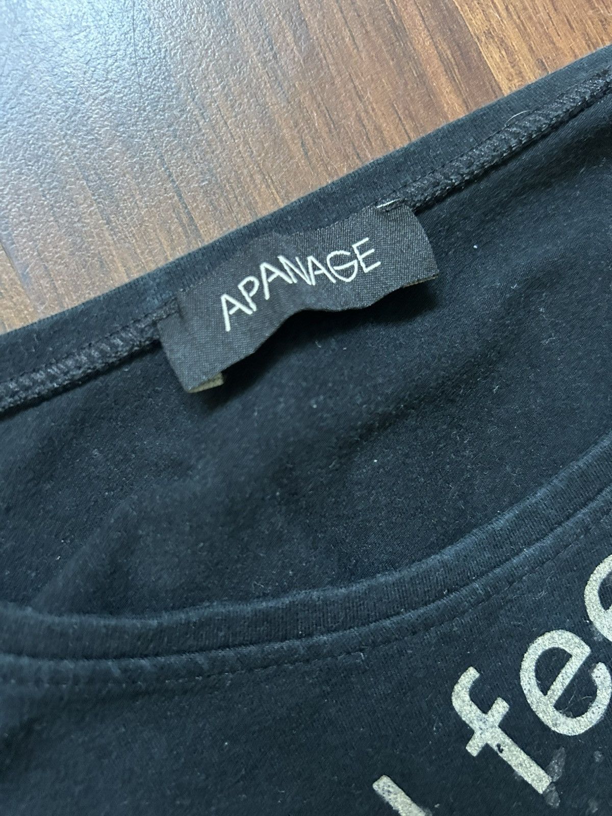 Japanese Brand Vintage Apanage Japanese Style Long Sleeve T-shirt Size M Size M / US 6-8 / IT 42-44 - 4 Thumbnail