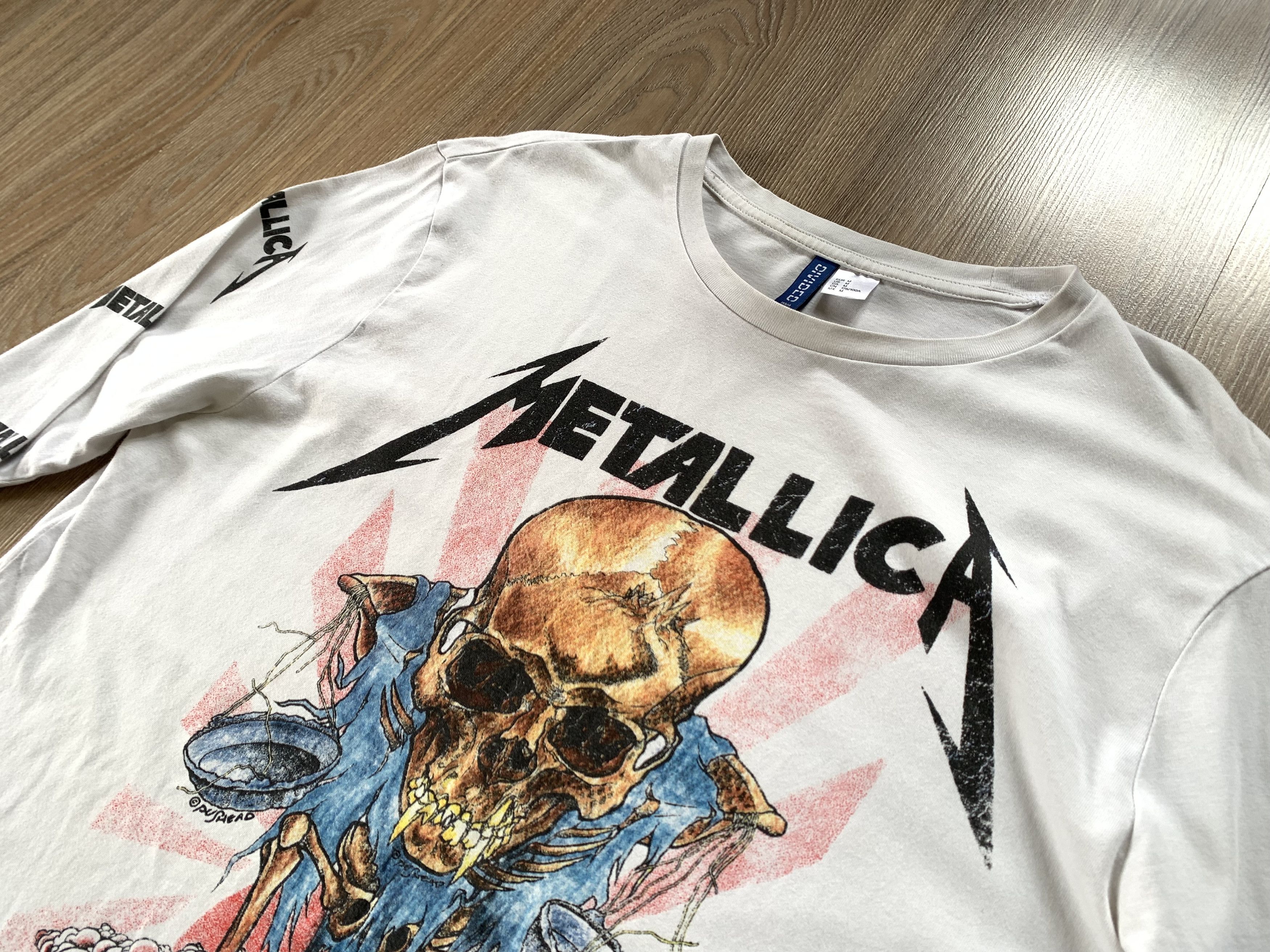 Band Tees × H&M × Metallica H&M Printed Metallica Longsleeve Size US M / EU 48-50 / 2 - 4 Thumbnail