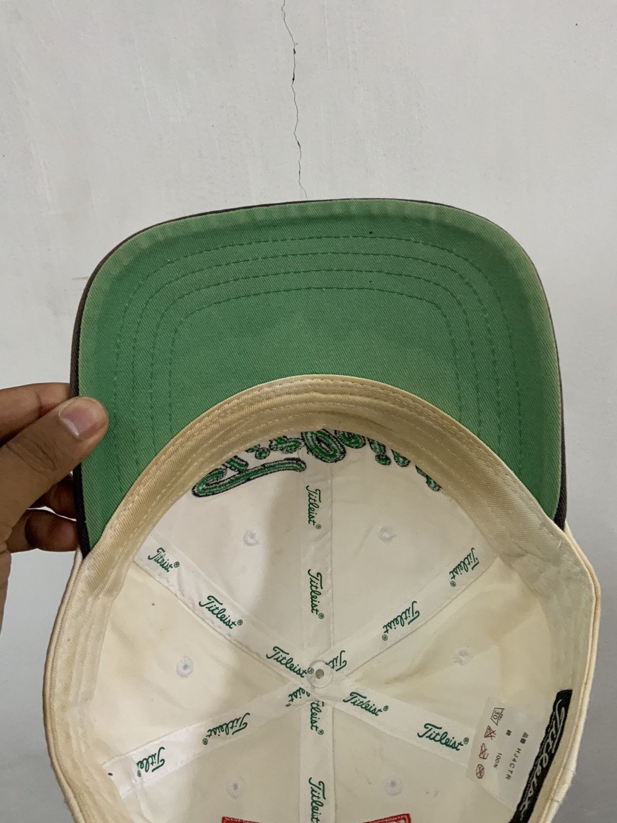 Japanese Brand Vintage Fitleist Pro V1 Embroidery Fade Hat Size ONE SIZE - 8 Thumbnail