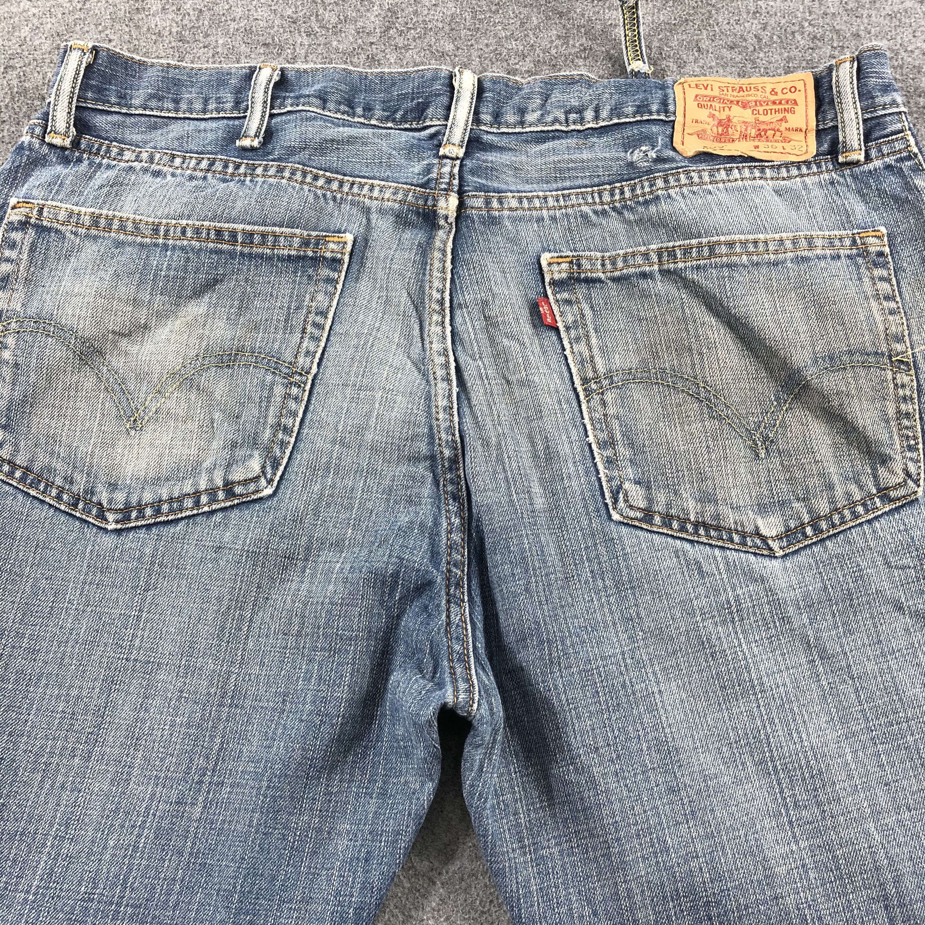 Levi's Vintage Blue Wash Levis 505 Jeans-J2581 Size US 38 / EU 54 - 4 Thumbnail