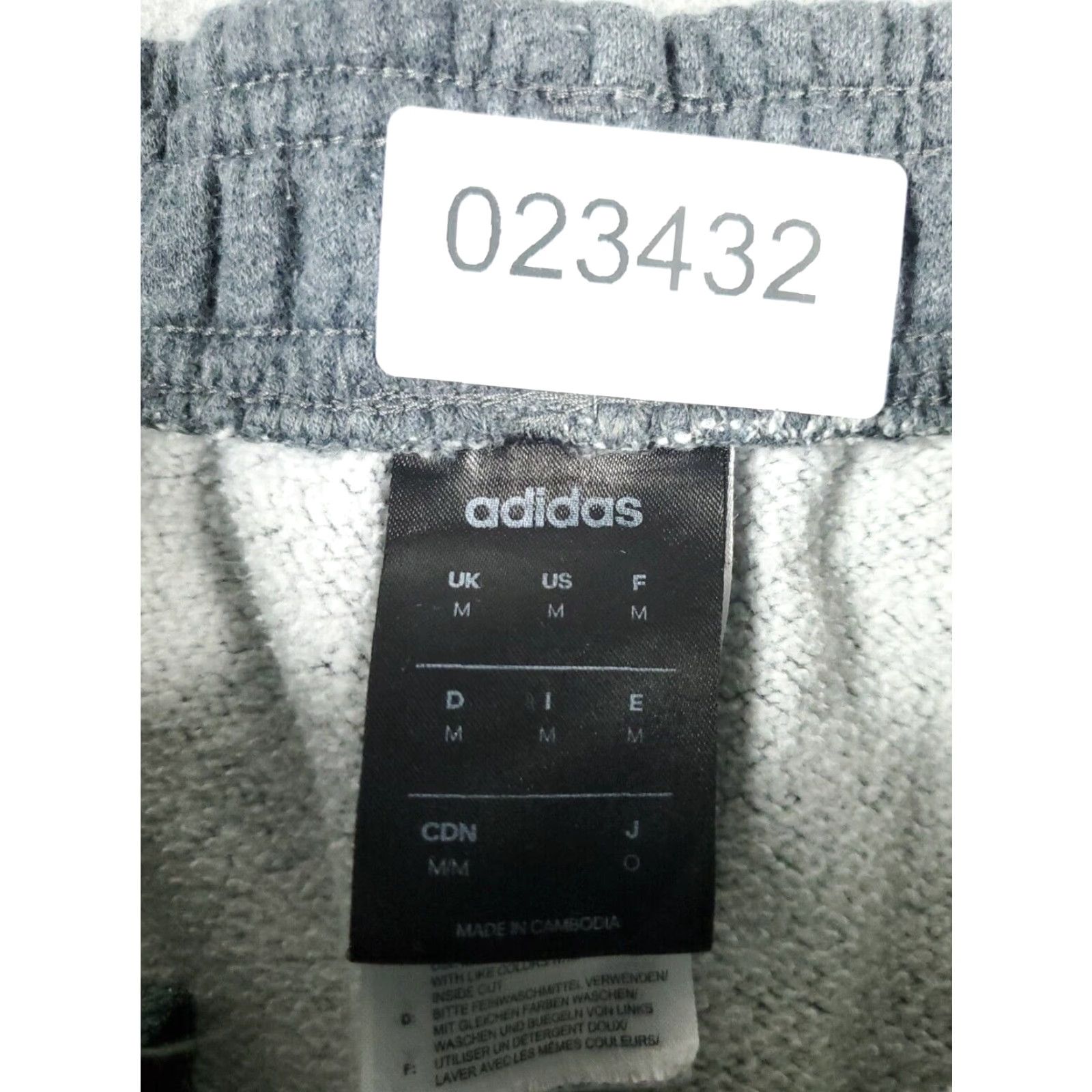 Adidas Adidas Pants Mens Medium Gray Running Track Joggers Sweatpants Size US 31 - 7 Thumbnail