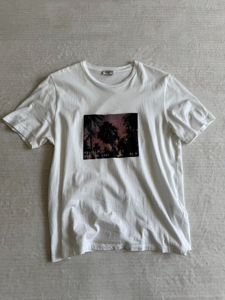 Saint Laurent Paris Coconut Beach short sleeves