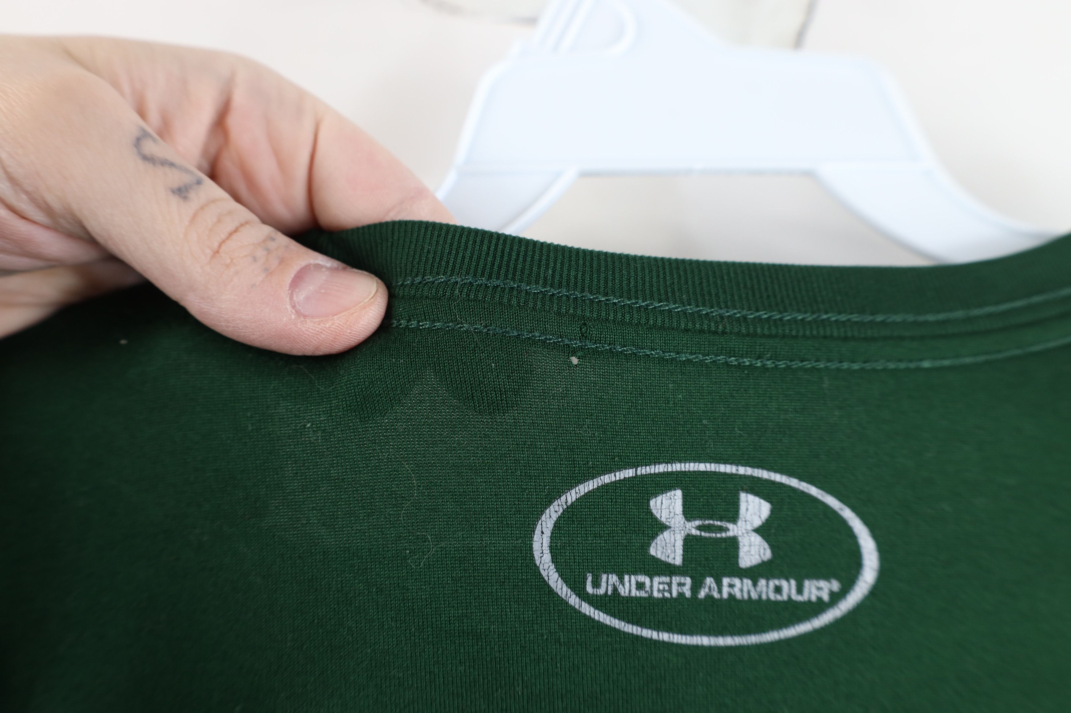 Under Armour × Vintage Under Armour State University Long Sleeve T-Shirt Green Size US M / EU 48-50 / 2 - 10 Thumbnail