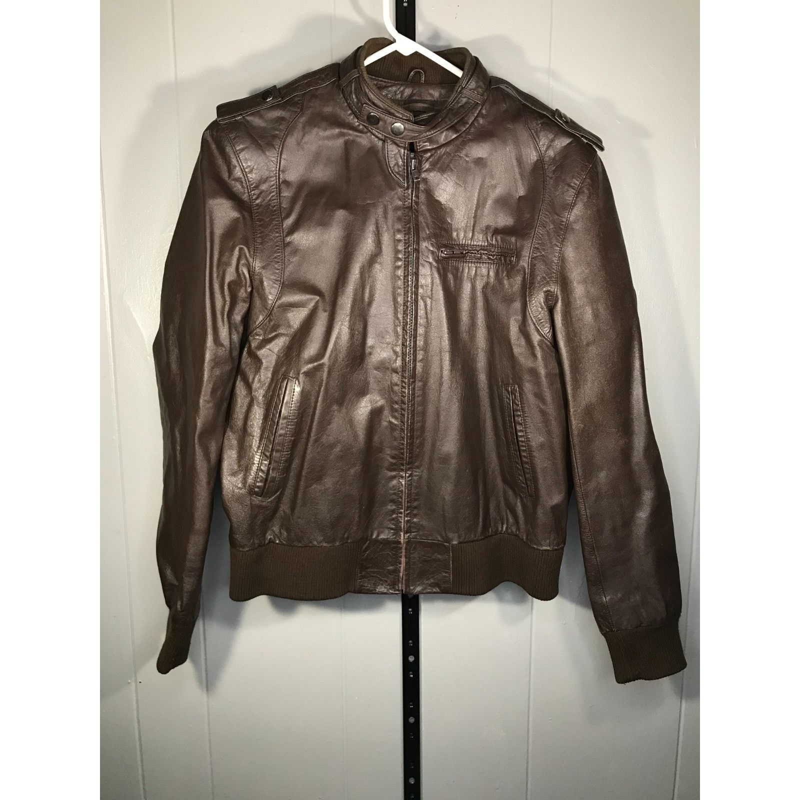 Other Vintage Berman's Leather Bomber Jacket mens sz 42 Fleece lin Size US M / EU 48-50 / 2 - 1 Thumbnail