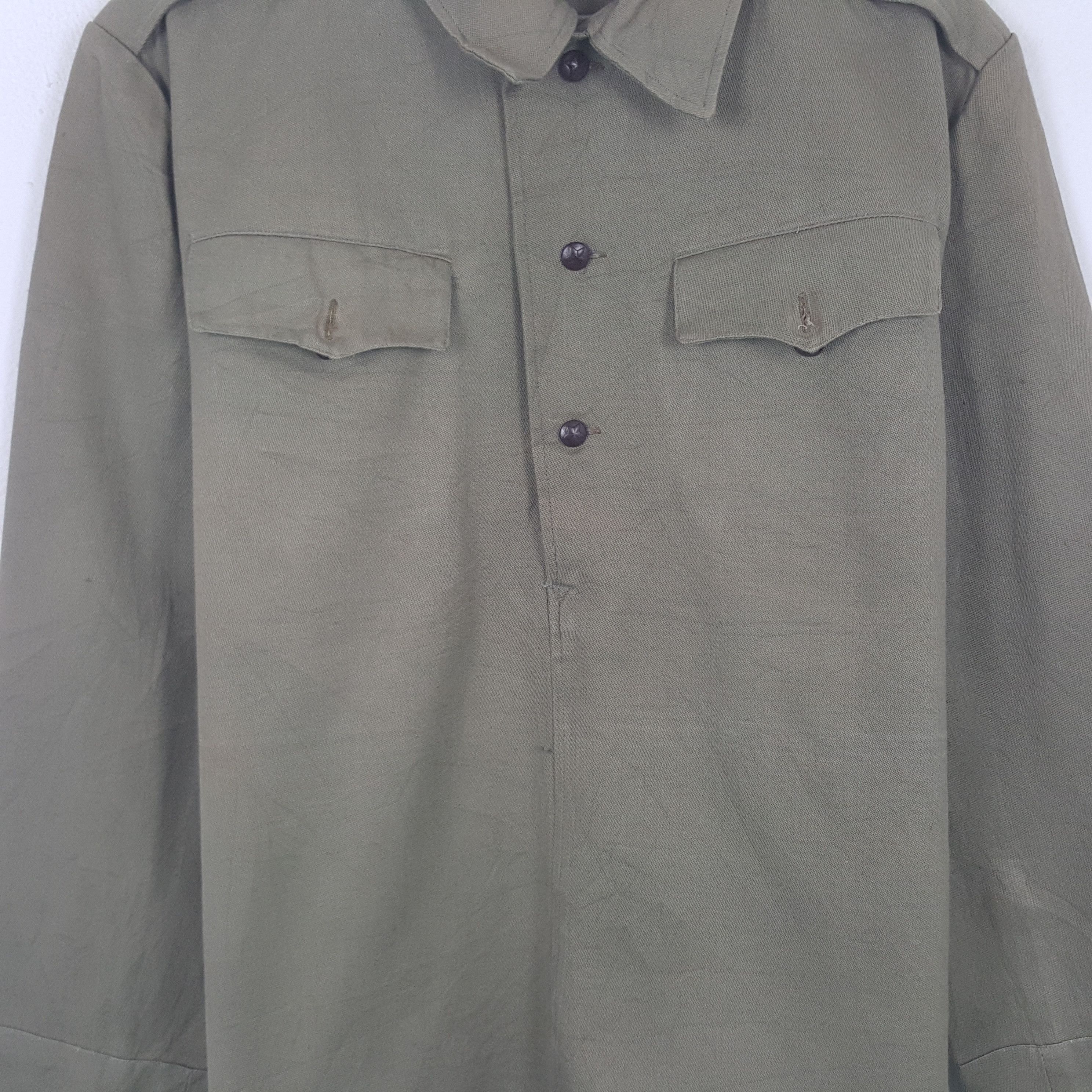 Other Vintage Army Green Worker Jacket Size US L / EU 52-54 / 3 - 2 Thumbnail