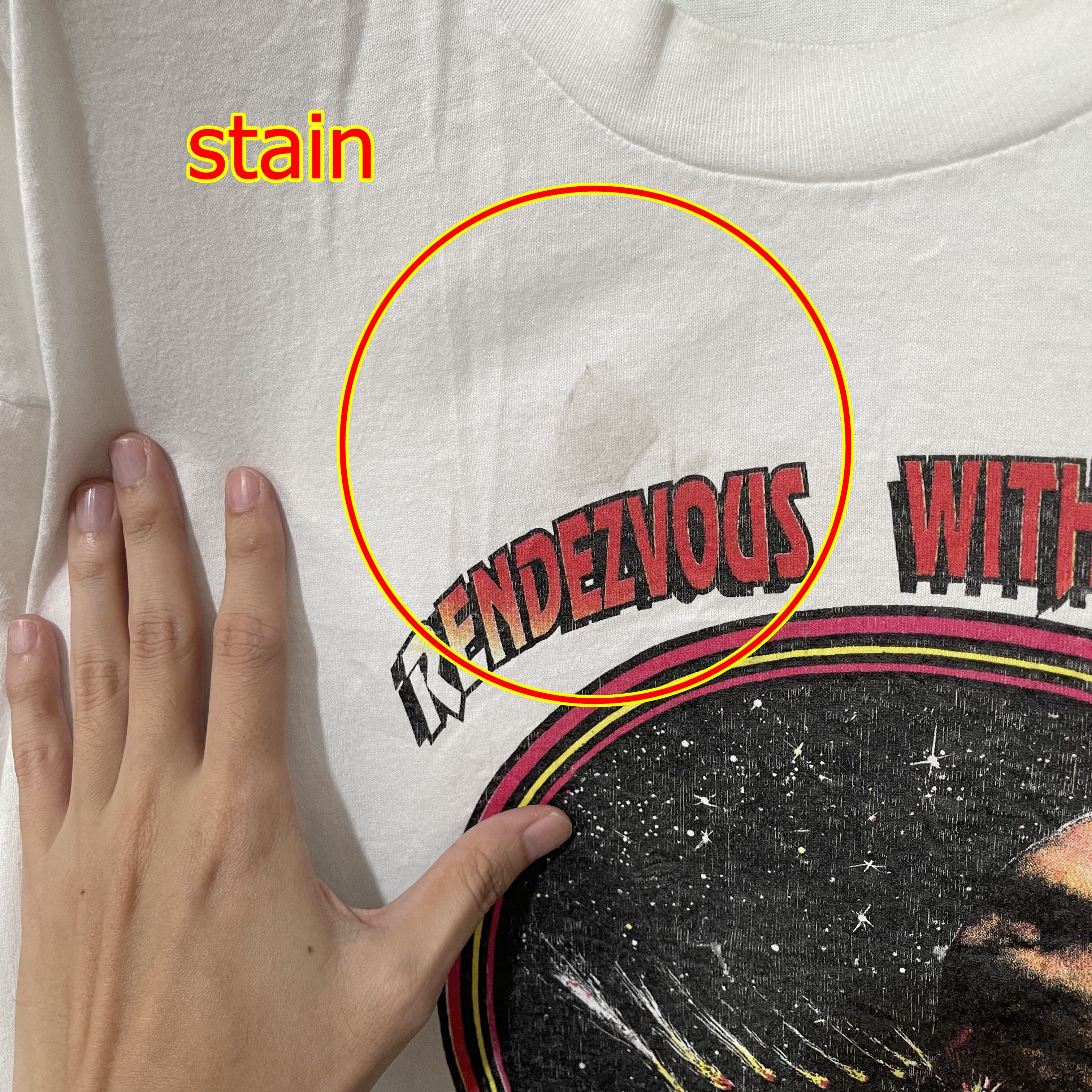 Vintage Vintage 1994 Rendezvous With Jupiter T-Shirt Size US XL / EU 56 / 4 - 7 Thumbnail