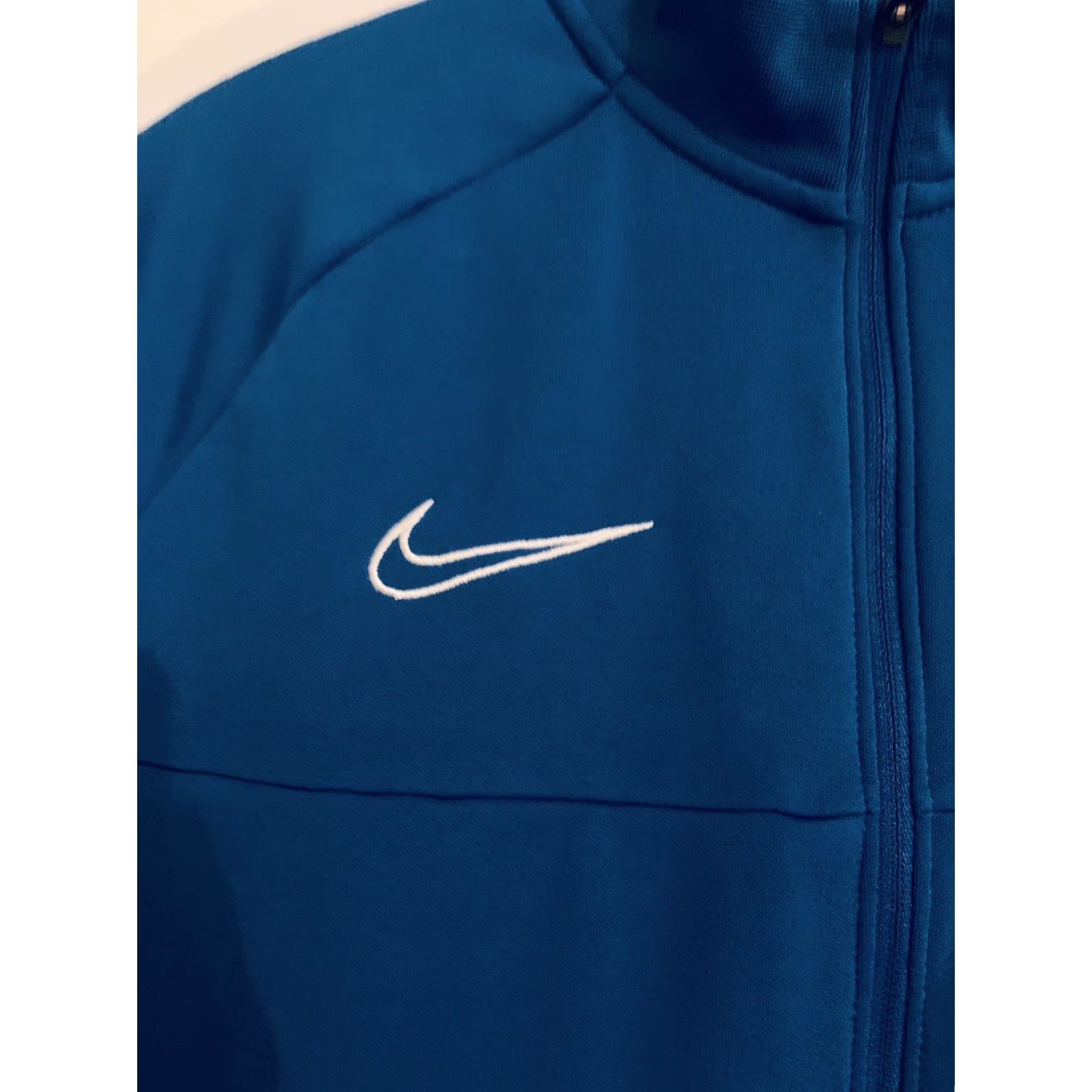 Nike Nike Dri-Fit Women's Soccer Track Jacket L Blue Full Zip AO1483 Size L / US 10 / IT 46 - 2 Thumbnail