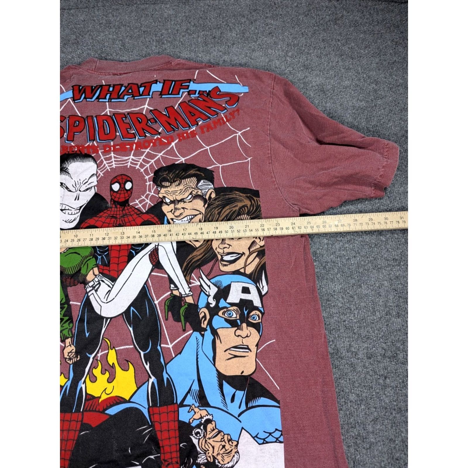 Vintage VINTAGE Marvel Shirt Mens XL Rush Avengers Captain America Spiderman Size Size US XL / EU 56 / 4 - 8 Thumbnail