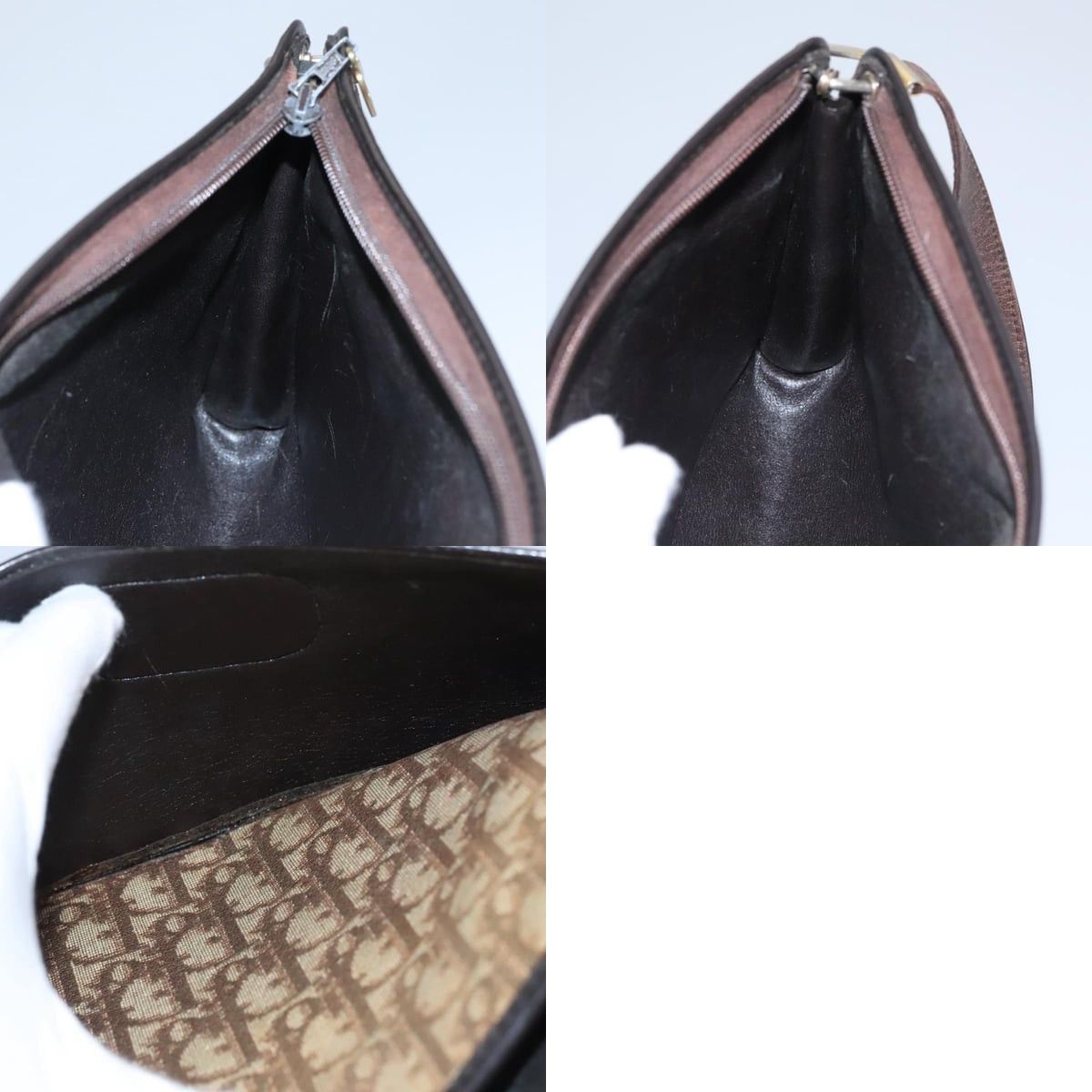 Dior DIOR Trotter Canvas Shoulder Bag Brown Size ONE SIZE - 12 Thumbnail