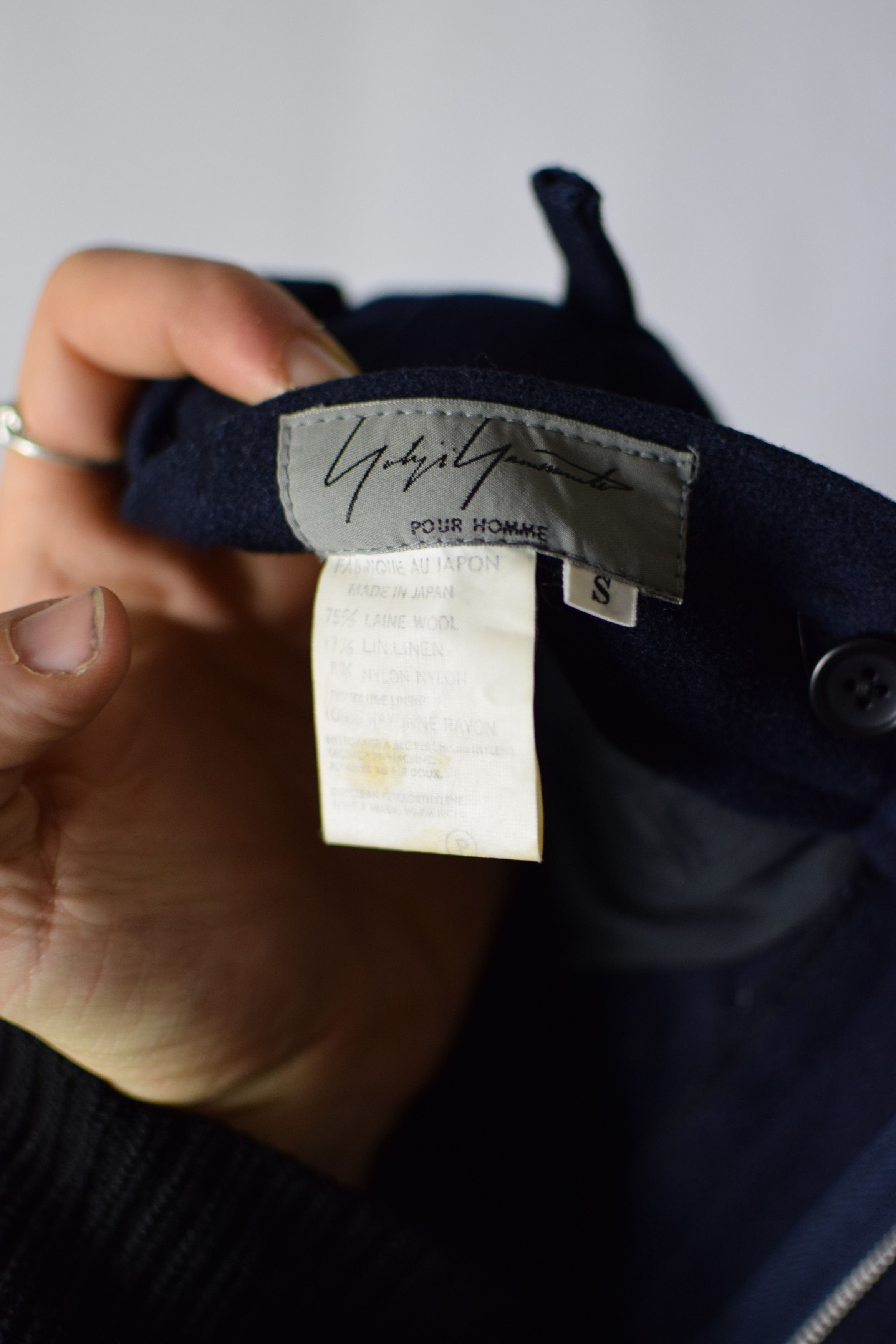 Yohji Yamamoto YYPH AW93 Wool-Linen Pants - HP-P54-111 Size US 30 / EU 46 - 12 Thumbnail