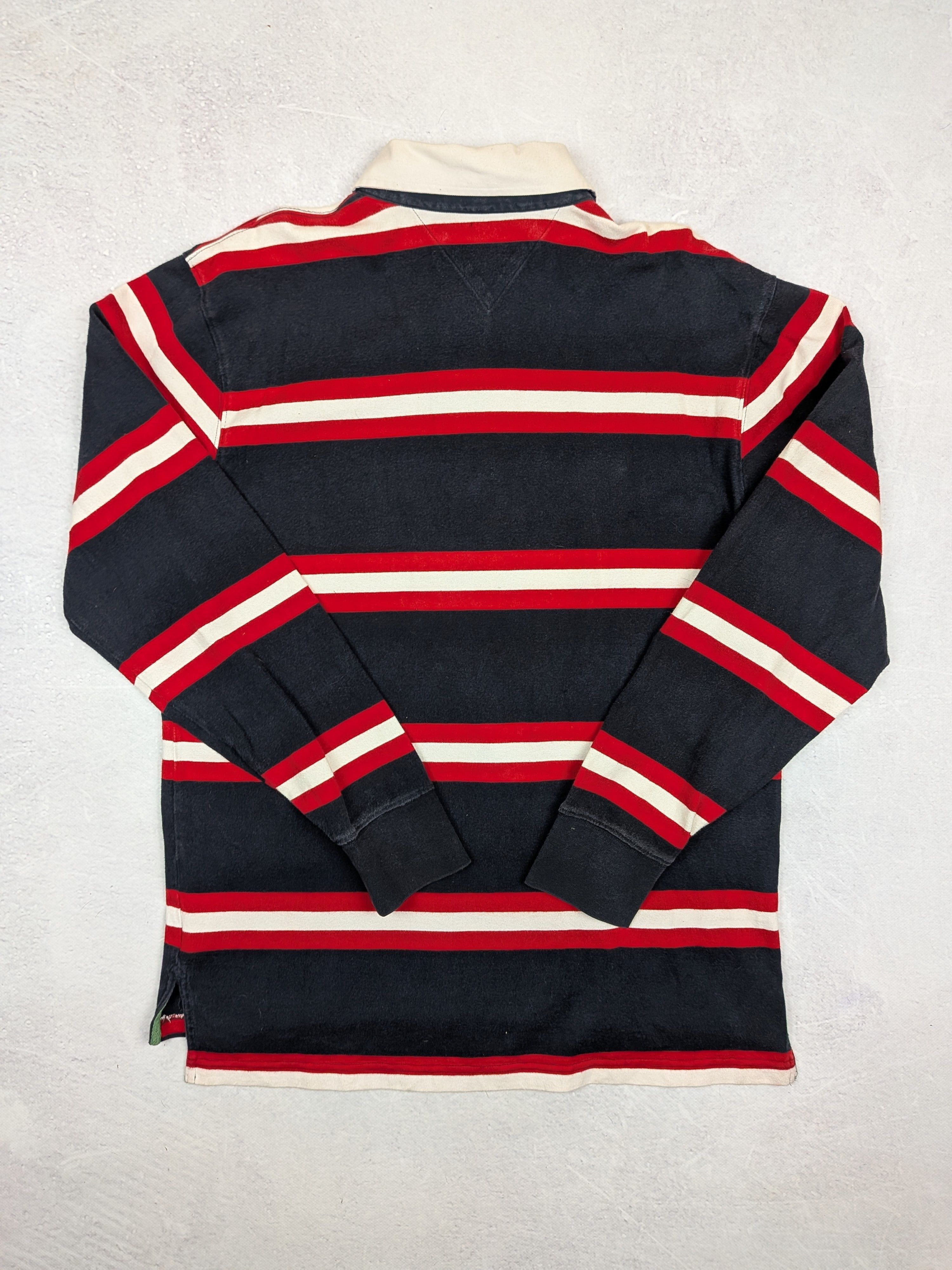 Tommy Hilfiger Tommy Hilfiger Vintage 2007 Rugby Shirt Striped Size L/XL Size US L / EU 52-54 / 3 - 2 Thumbnail