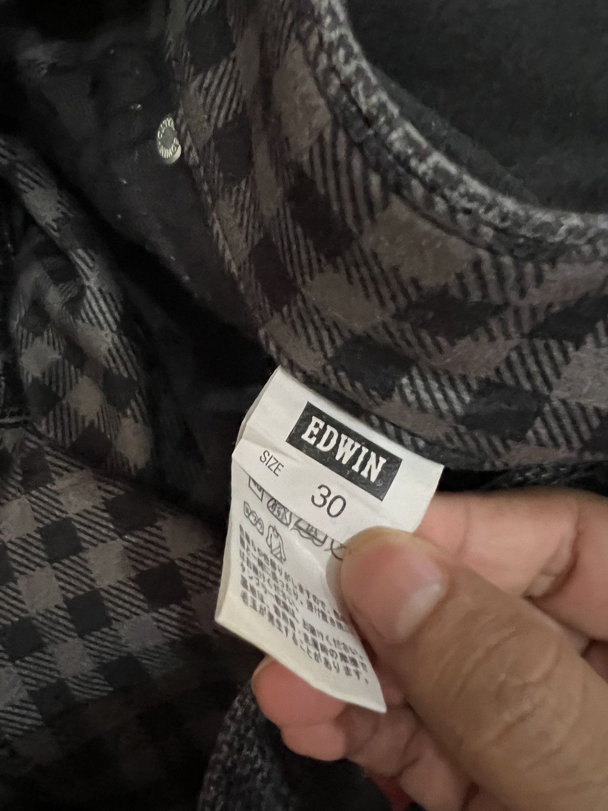 Edwin Edwin Plaid Tartan Casual Pant Size US 31 - 7 Thumbnail