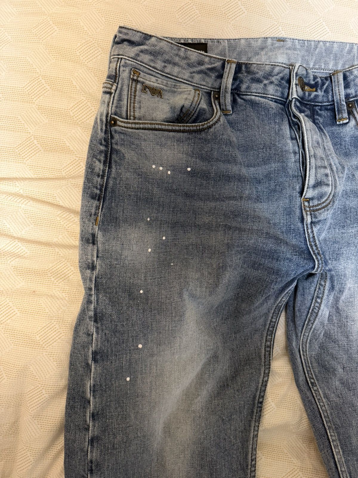 Emporio Armani Emporio Armani Blue Pocket Jeans Size 31 Size US 31 - 6 Thumbnail