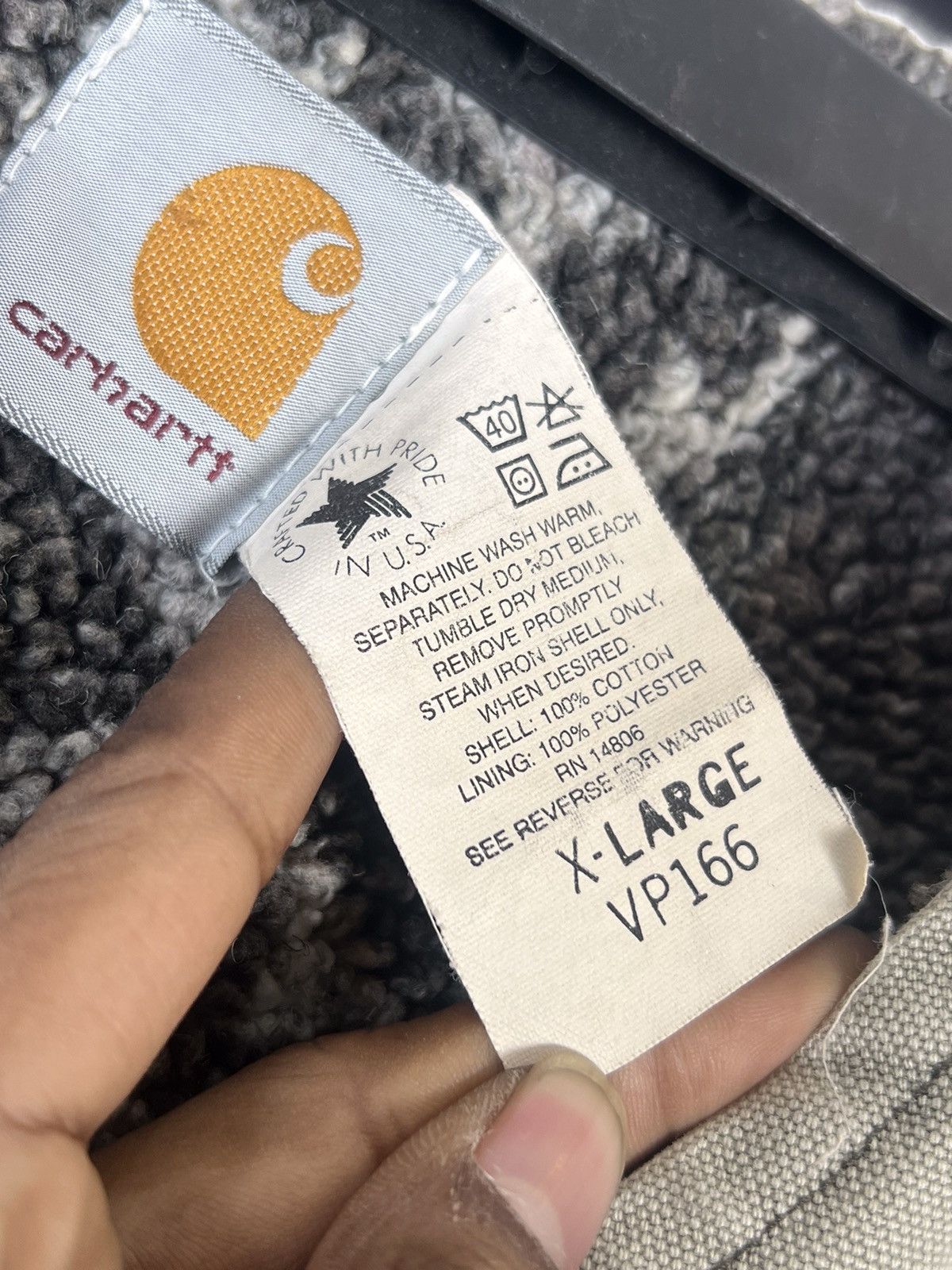 Carhartt 90s vintage united garment carhartt sherpa vest Size US L / EU 52-54 / 3 - 3 Thumbnail