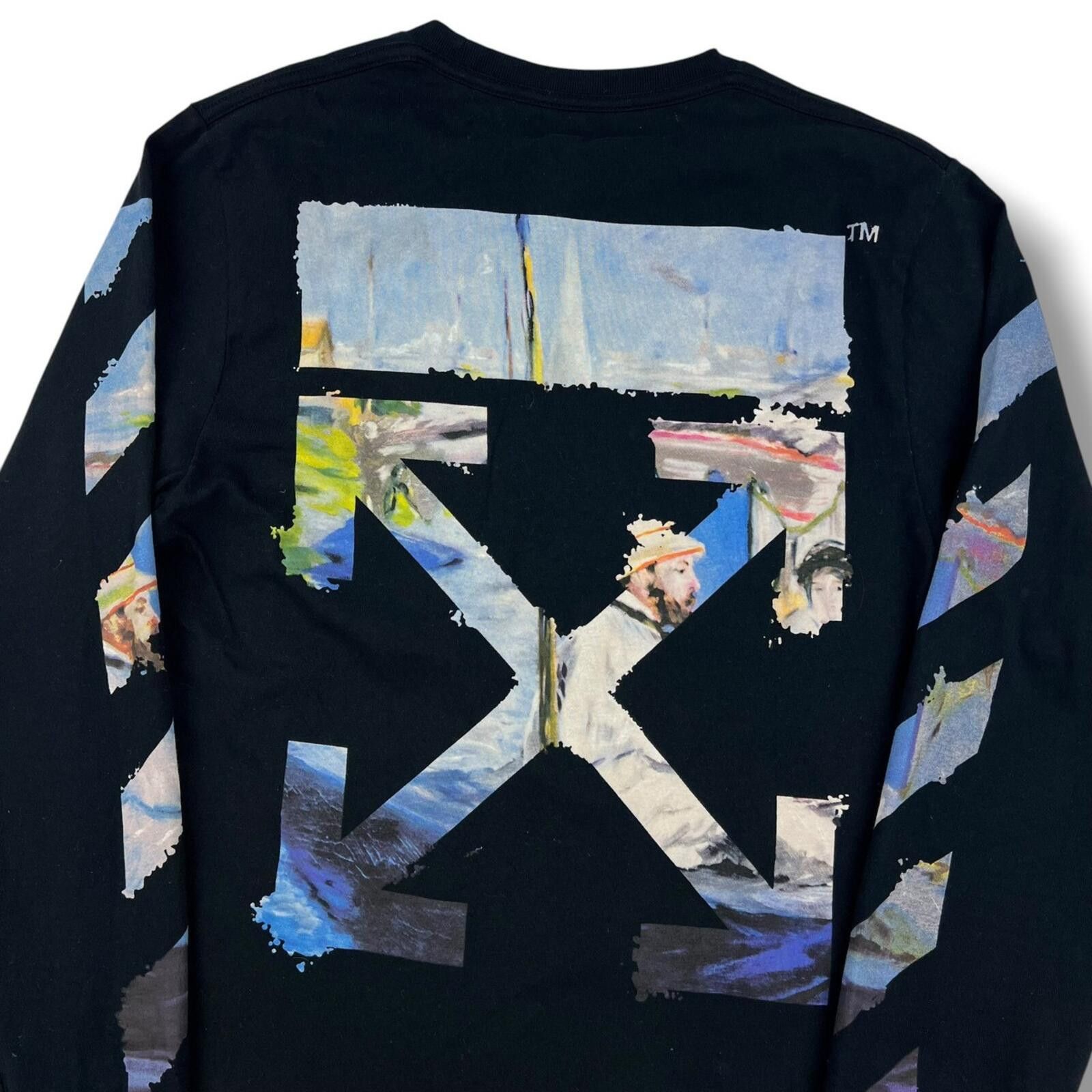 Off-White Off-White Monet Arrows Long Sleeve T Shirt Size US S / EU 44-46 / 1 - 1 Thumbnail