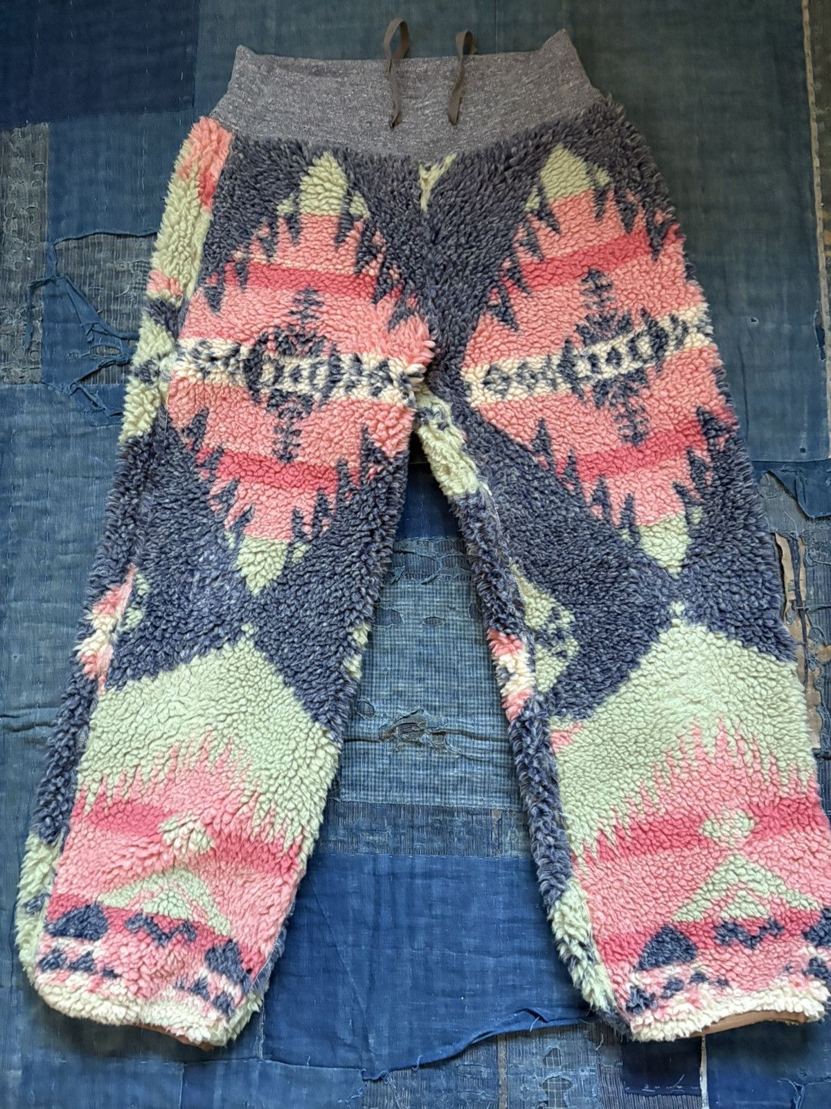 Kapital Kountry Kapital boa fleece reversible pants Size US 30 / EU 46 - 1 Thumbnail