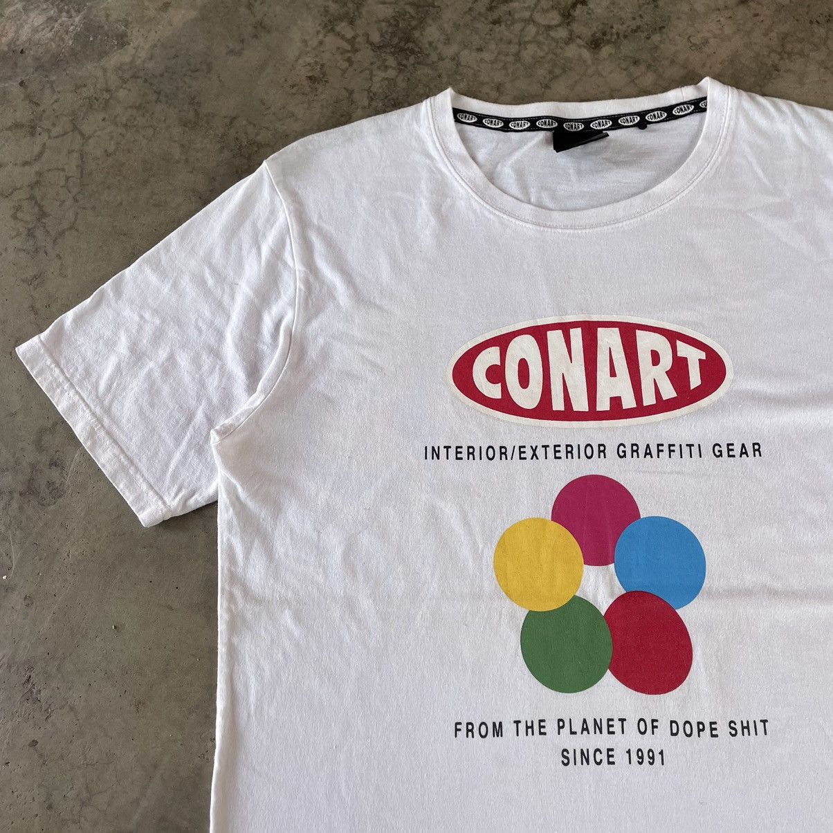 Rap Tees × Vintage 🔥Rare🔥Vintage CONART OG Box Logo Dope Shit Rappers Brand Tee Size US L / EU 52-54 / 3 - 5 Thumbnail