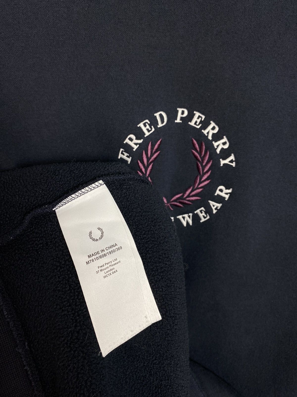 Fred Perry FRED PERRY Branded Sweatshirt Navy Size US M / EU 48-50 / 2 - 5 Thumbnail