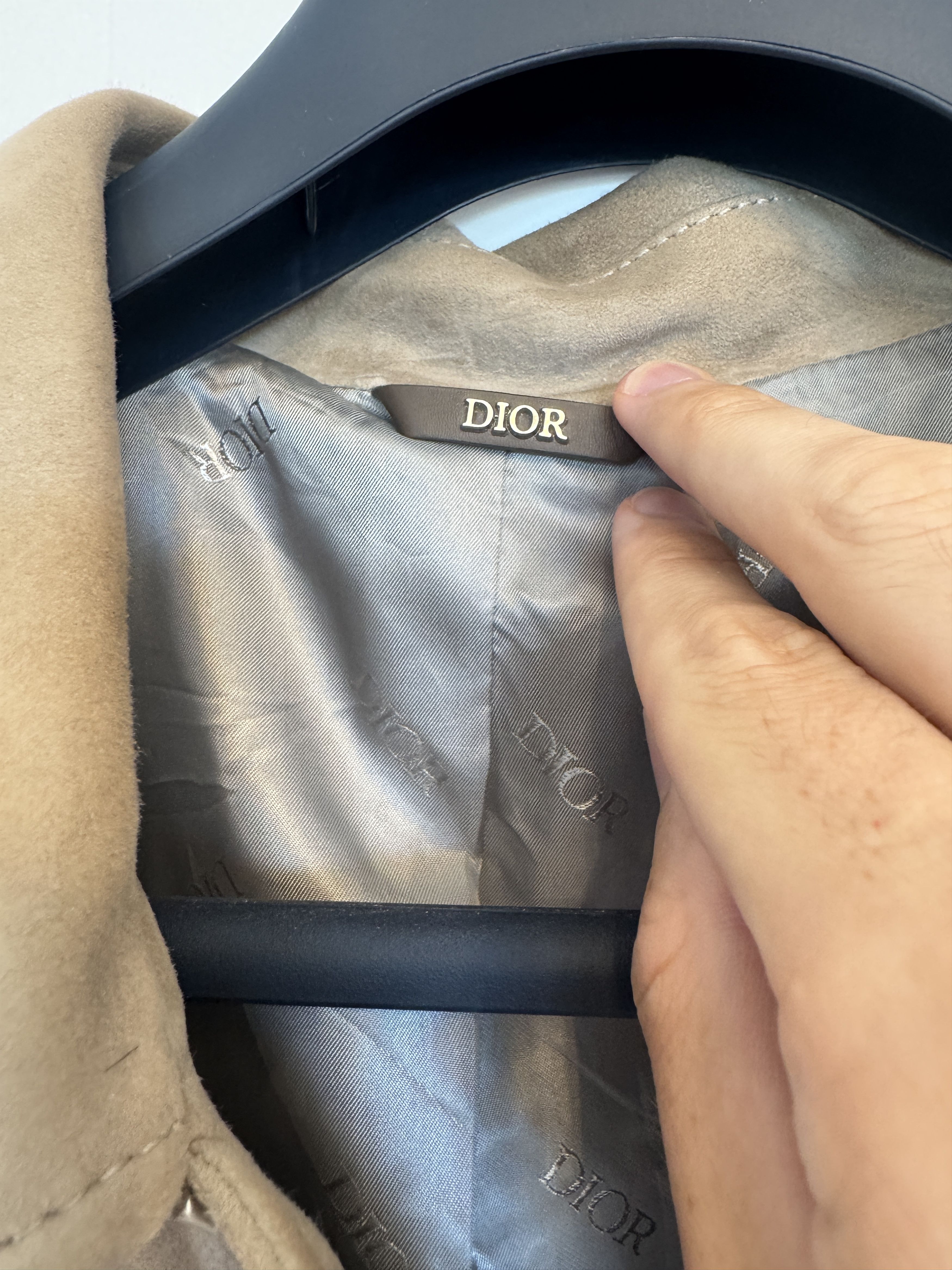 Dior Dior Grey Suede Jacket Size US M / EU 48-50 / 2 - 7 Thumbnail