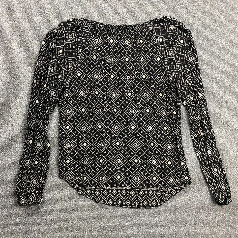 Lucky Brand Lucky Brand Top Women's Small Long Sleeve V-Neck Blouse S Size S / US 4 / IT 40 - 6 Thumbnail