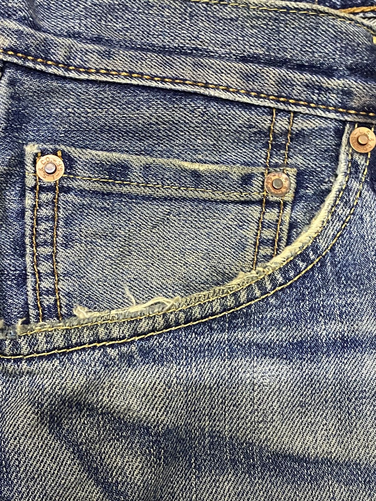 Levi's Vintage Clothing Vintage Y2K Levis503 Mud Wash Distressed Jeans Size US 36 / EU 52 - 8 Thumbnail