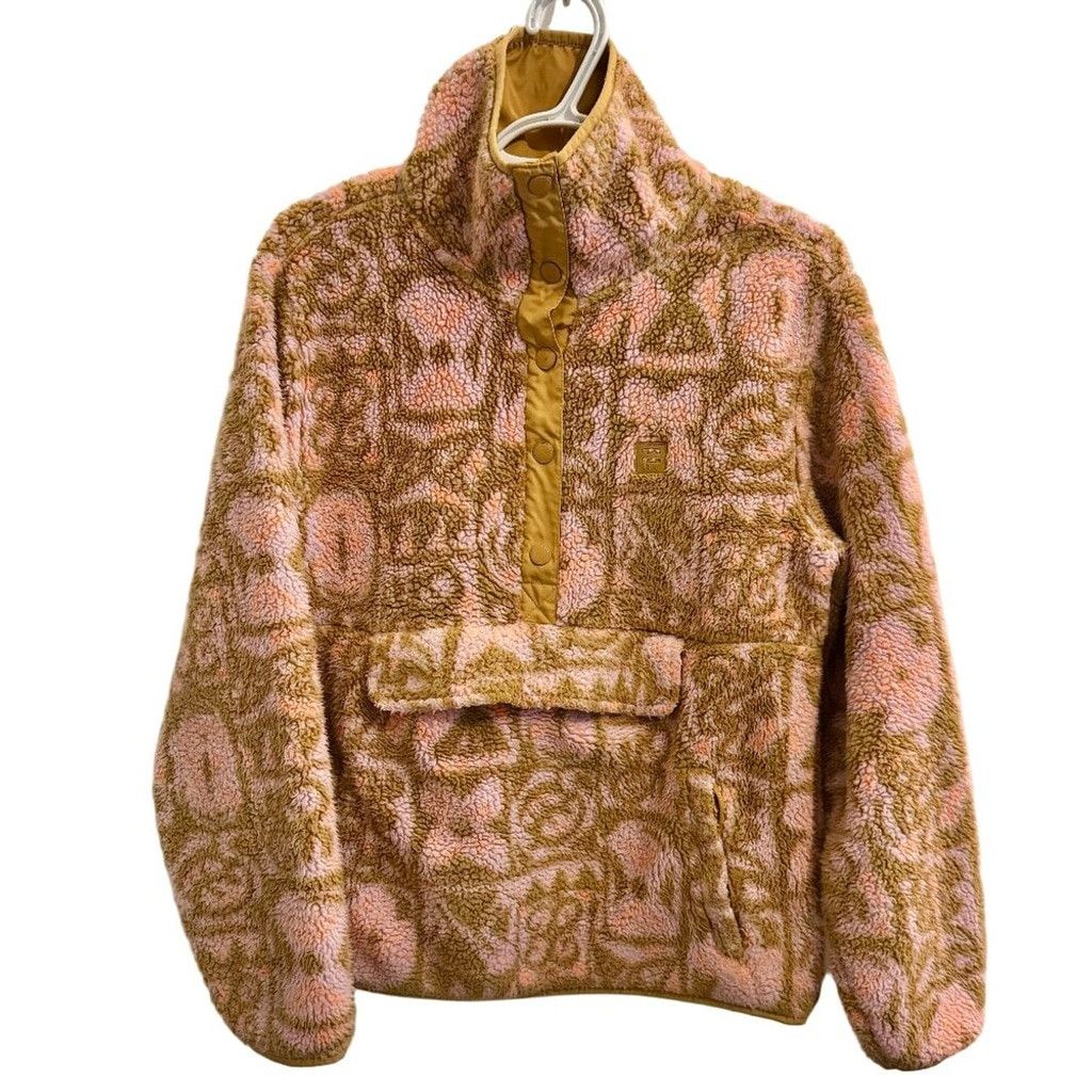 Billabong 🌟 Billabong Sherpa Fleece Pullover Anorak | Size M Size M / US 6-8 / IT 42-44 - 1 Thumbnail